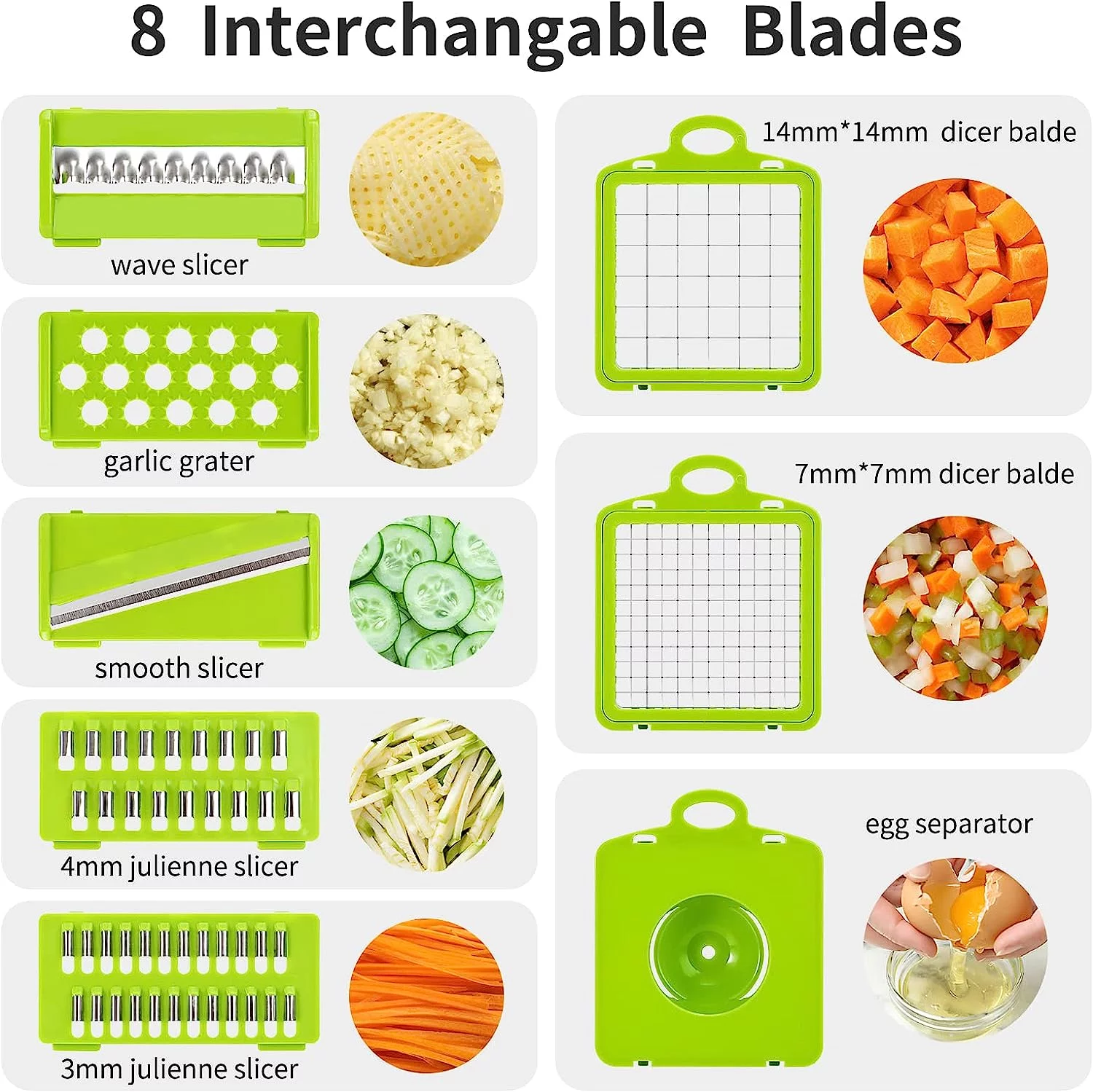 Vegetable Chopper,Multifunctional 17 in 1 Food Chopper,Veggie Chopper with Container,Pro Onion Chopper,Potato Slicer,Kitchen Cutter Slicer Dice