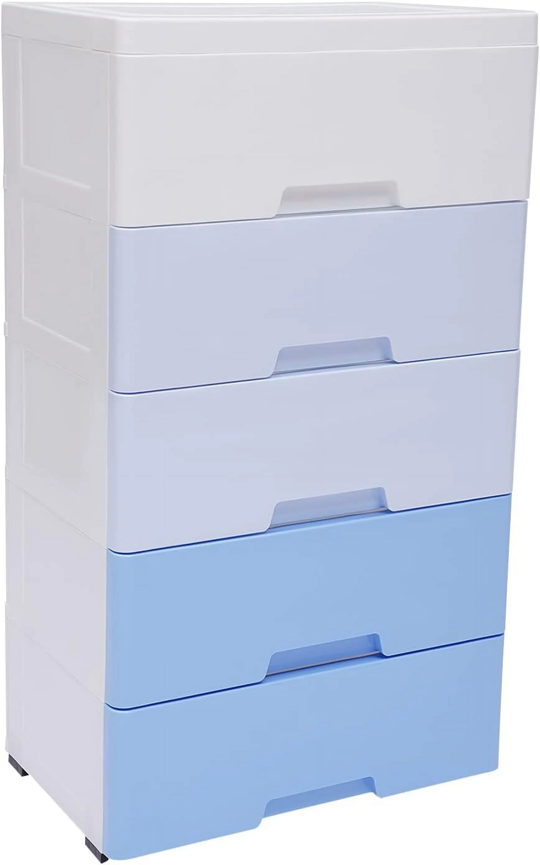 HOOMHIBIU Plastic Drawers Dresser   Cabinet with 5 Drawers  Tall Dresser Organizer for Clothes Plastic Drawer Dresser for Bedroom  17.72 * 11.81 * 33.07inch