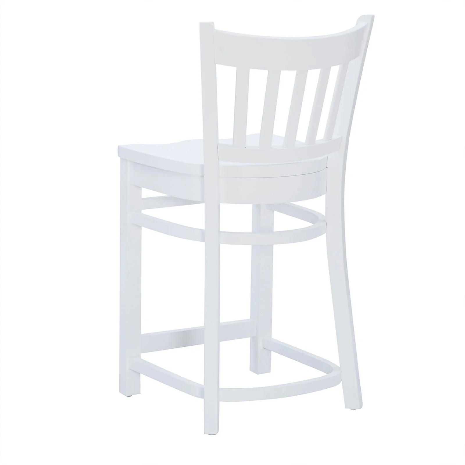 Linon Zane Solid Beechwood Set of 2 Curved Slat Back 24