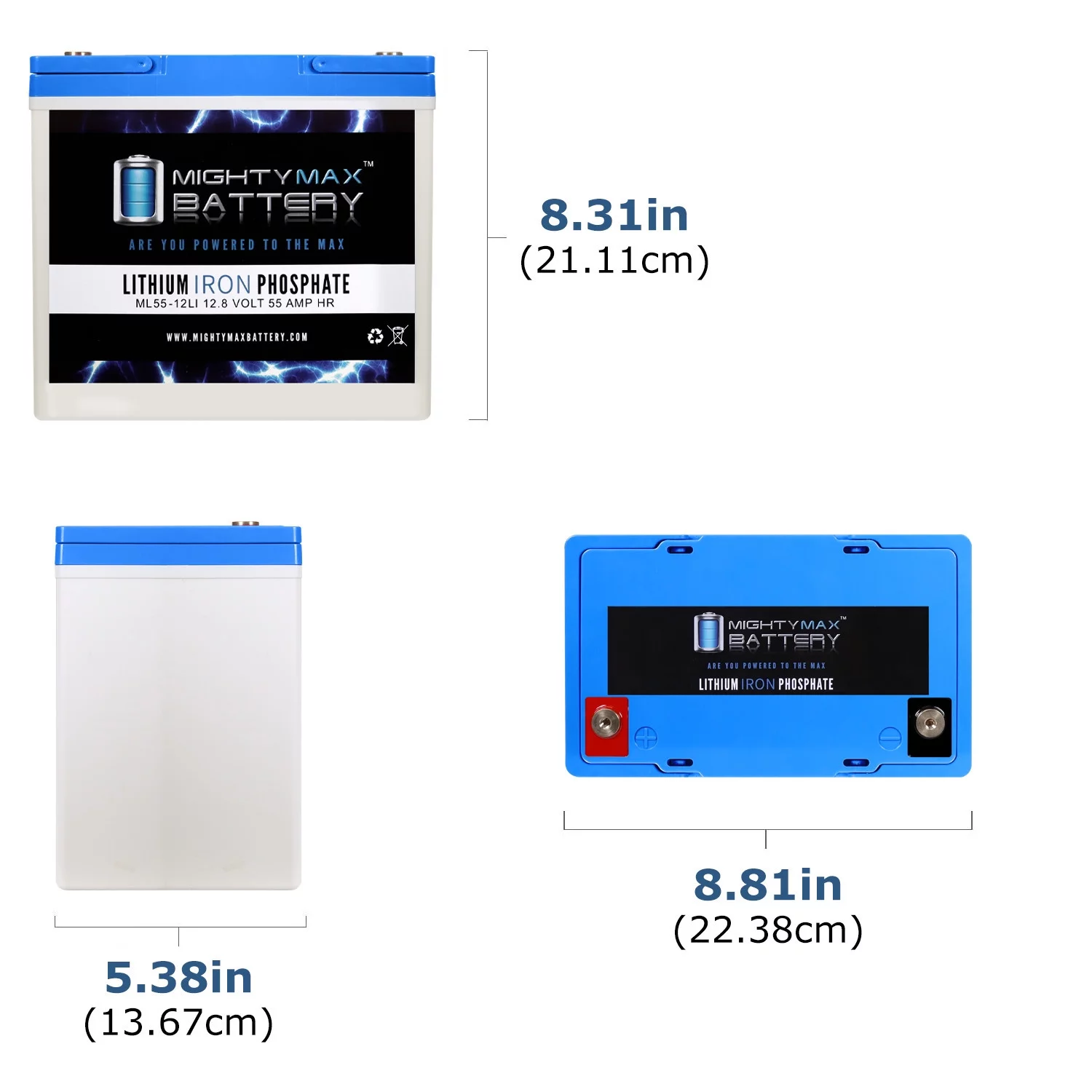 12V 55AH Lithium Battery Replaces Quantum QG edge 2.0 Power Chair