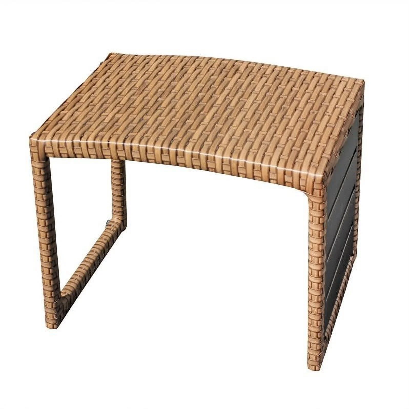 TKC Laguna Outdoor Wicker / Rattan Side Table in Caramel