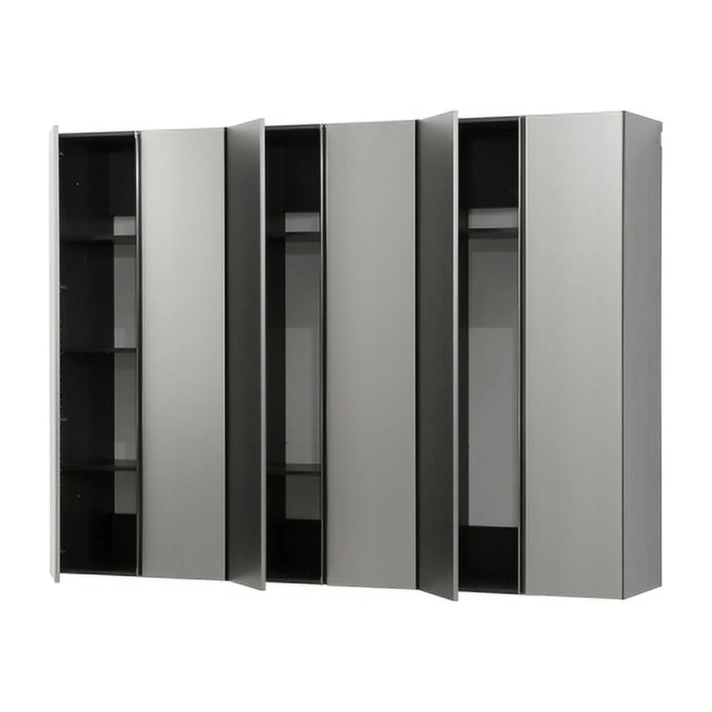 96 in. W x 72 in. H x 20 in. D Metallic Grey Garage Cabinet Set D (3-Piece)