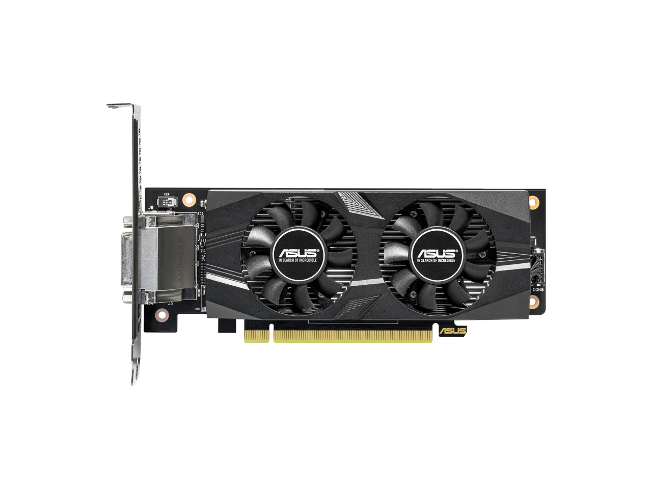 ASUS GeForce RTX 3050 LP BRK OC Edition 6GB GDDR6 (IP5X dust resistance, dual ball bearings, stainless steel bracket, PCIe 4.0, DLSS 3, HDMI 2.1, DisplayPort 1.4a, DVI-D) RTX3050-O6G-LP-BRK