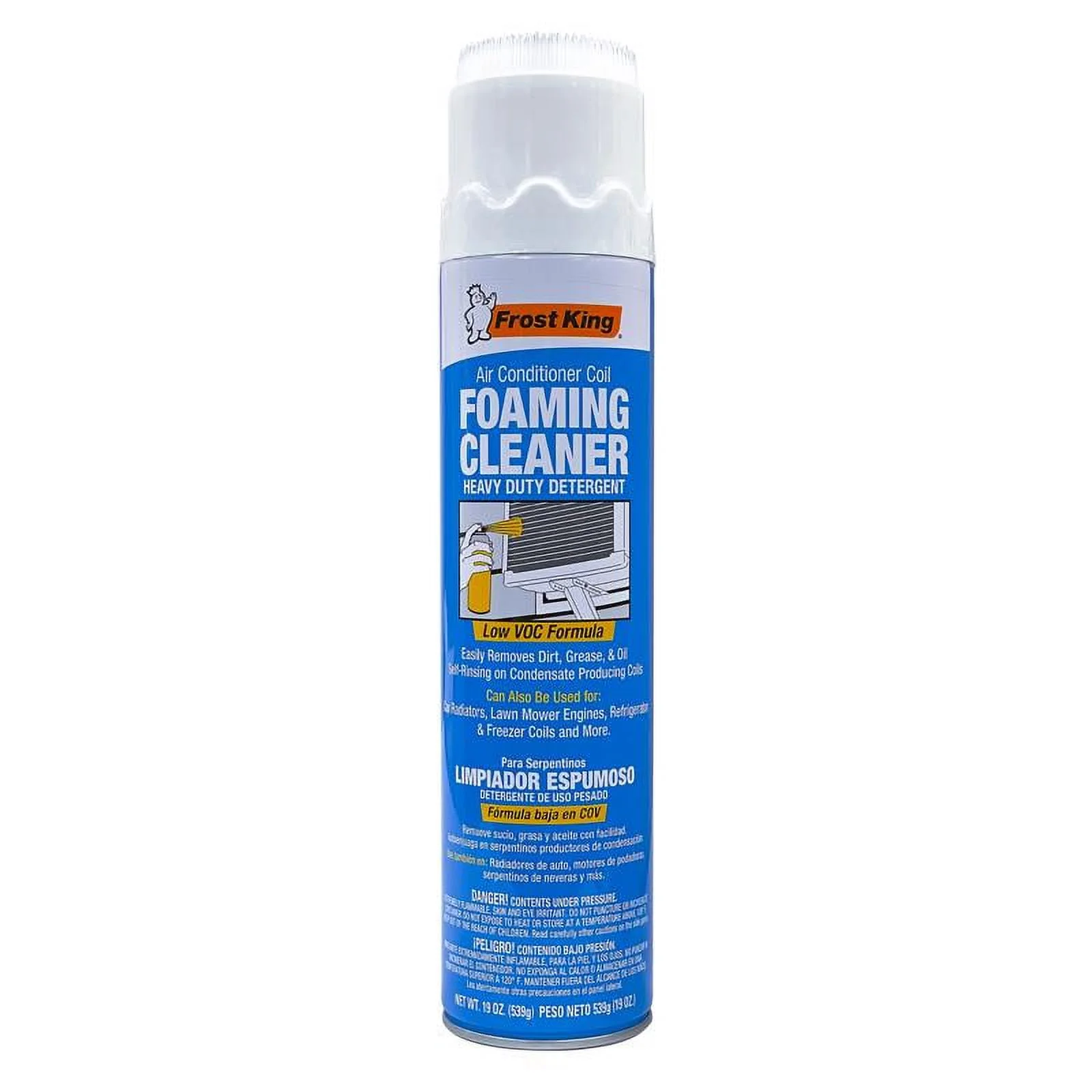 6 Pc, Frost King Air Conditioner & Coil Cleaner 19 Oz Foam