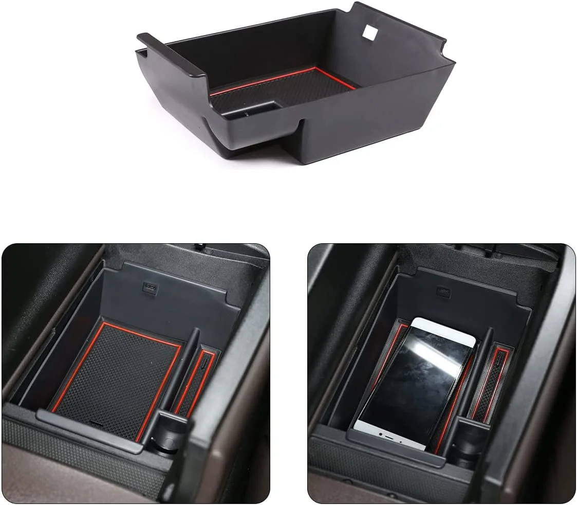 Tinki  Car Central Armrest Storage Box Container Tray Organizer for Mercedes Benz GLE Class GLE350 400 W167 GLE580 GLE53 2020 - 2023,height 3.5in