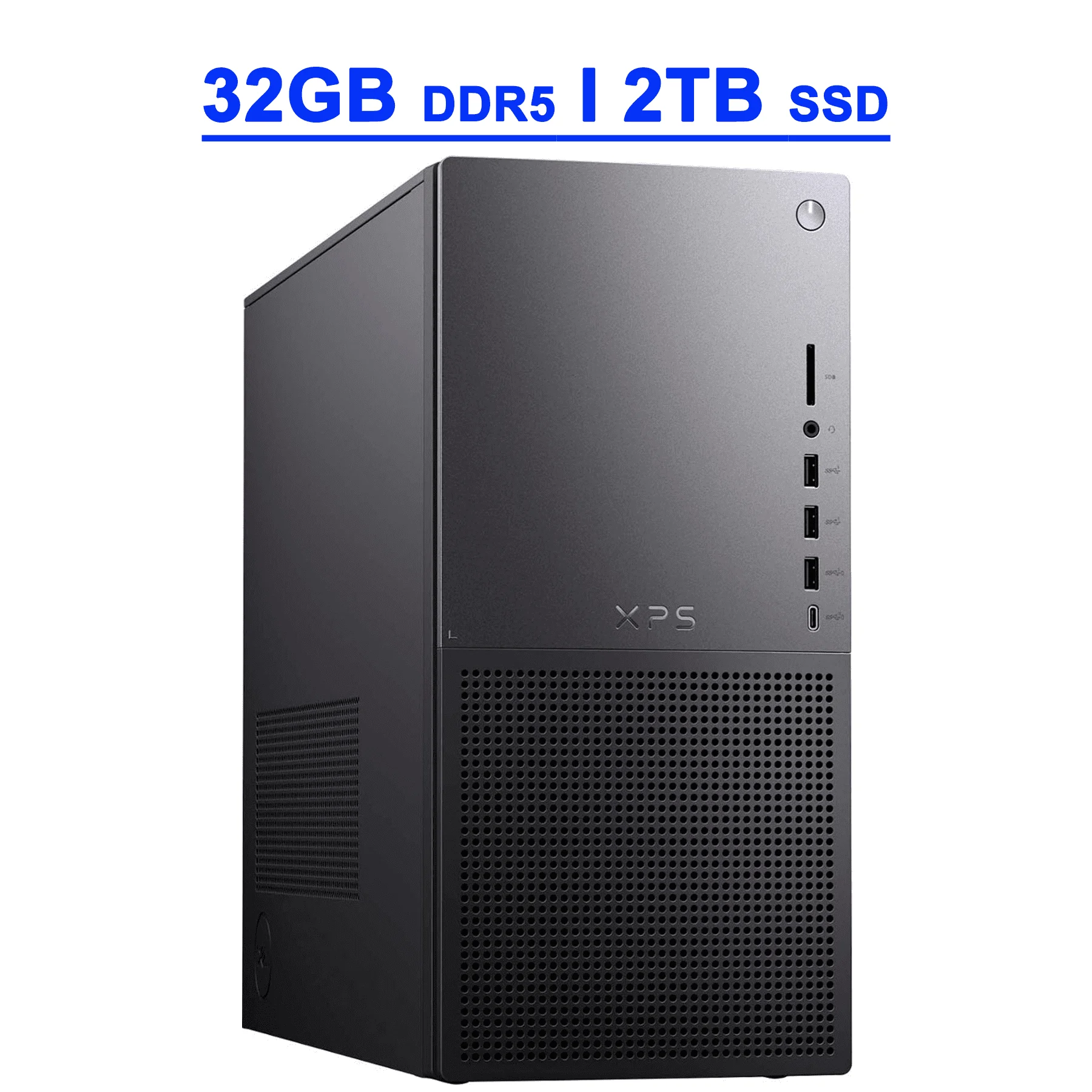 New Dell XPS 8950 Desktop Computer,12th Gen Intel Core i7-12700,32GB DDR5 RAM,2TB SSD,Intel UHD 770 Graphics,Killer Wi-Fi 6,Air Cooling,Windows 11 Pro,Black