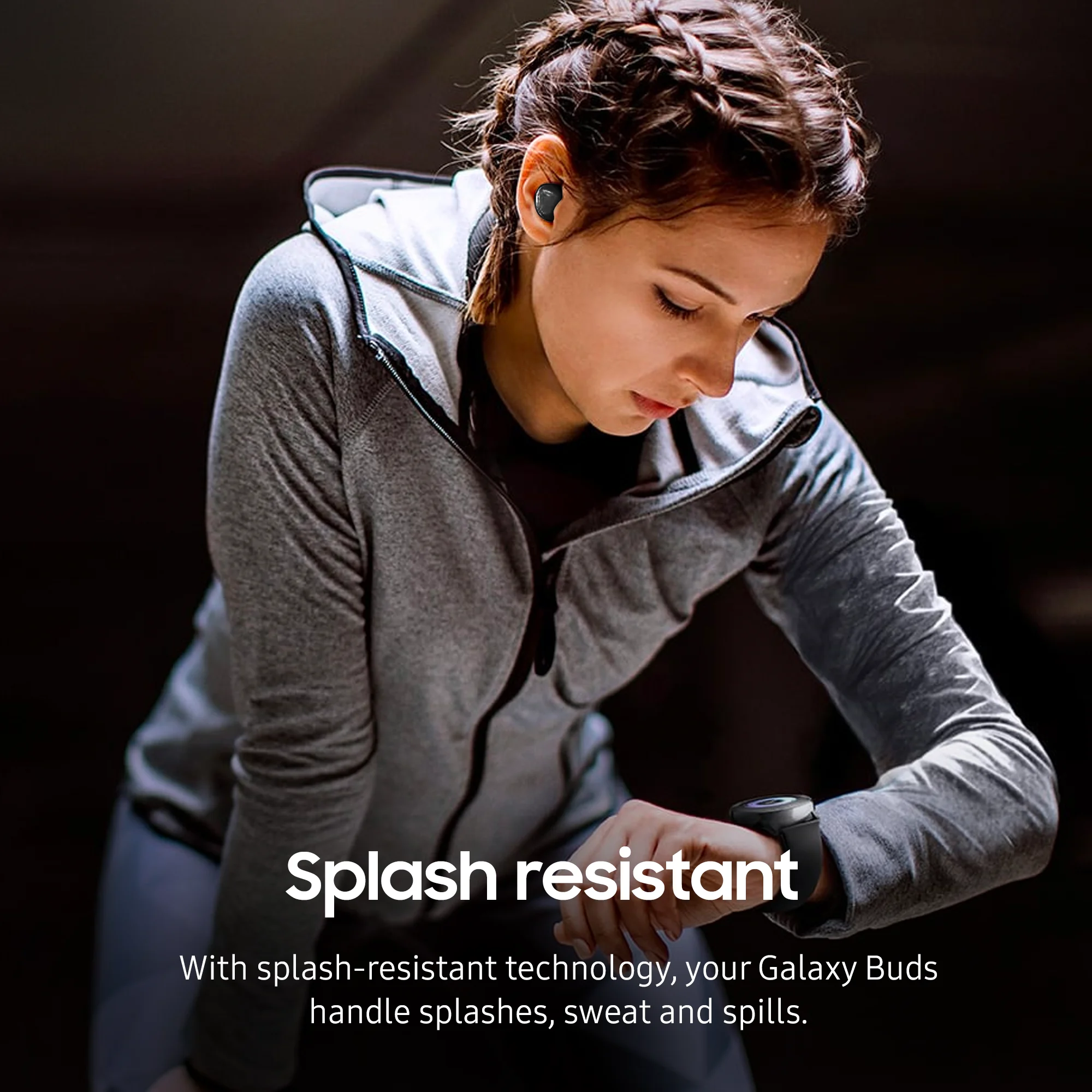 SAMSUNG Galaxy Buds, Black (Charging Case Included)