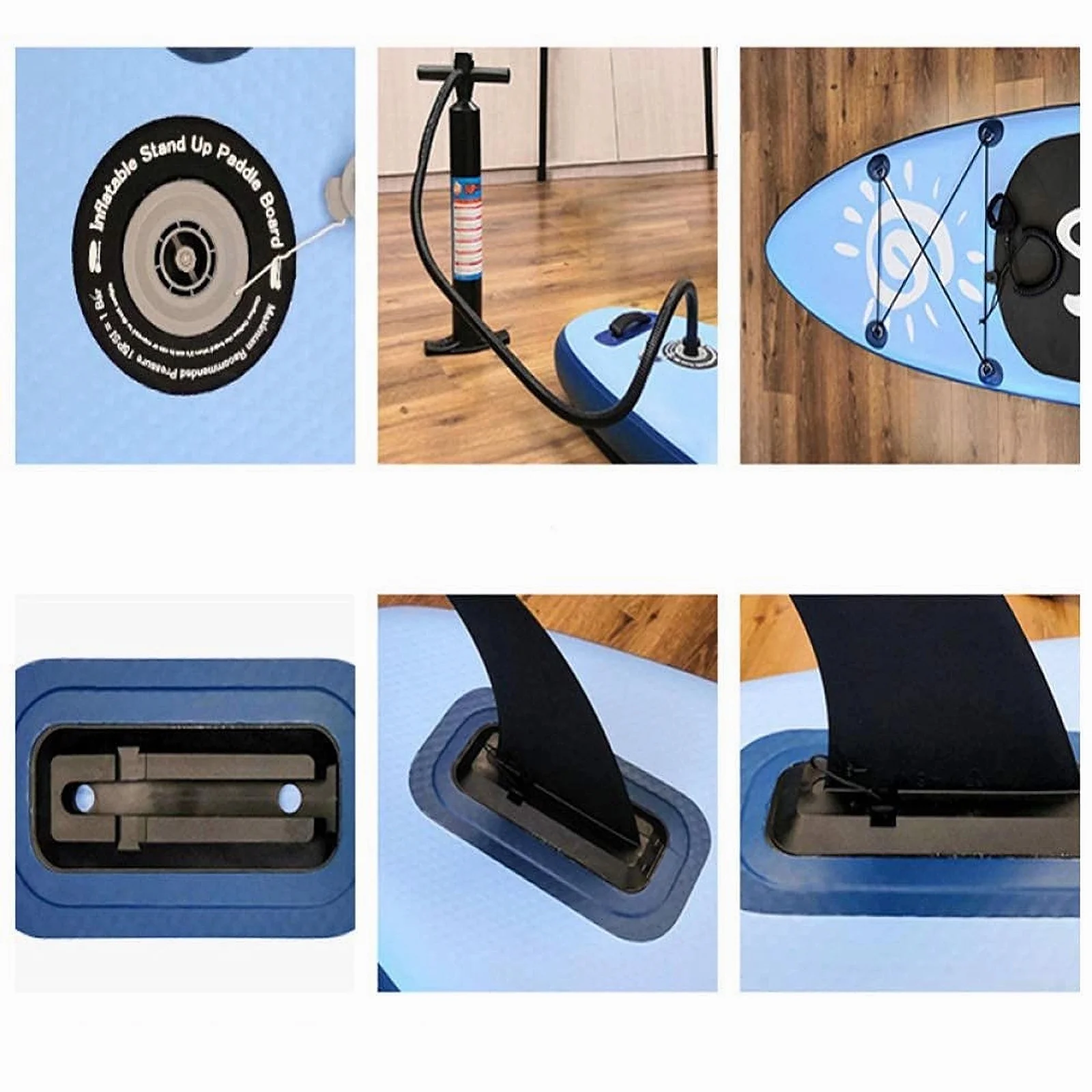 Inflatable Stand Up Paddle Board, Ultra Light Paddle Board with SUP Accessories Non-Slip Anti-Slip Deck, Inflatable Paddle Boards for Adults/Youth of All Skill Levels