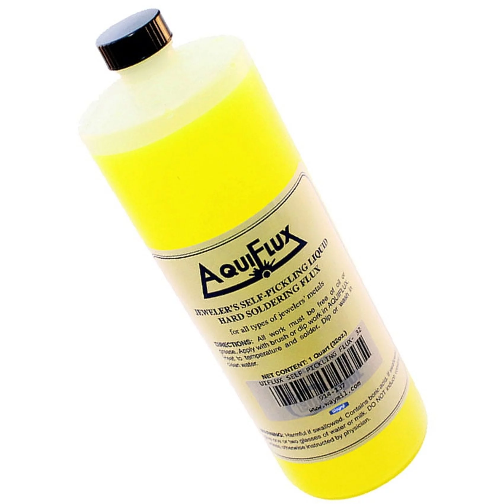 Aquiflux Self Pickling Flux Gold Silver Jewelry Hard Soldering 32 Oz (Quart)