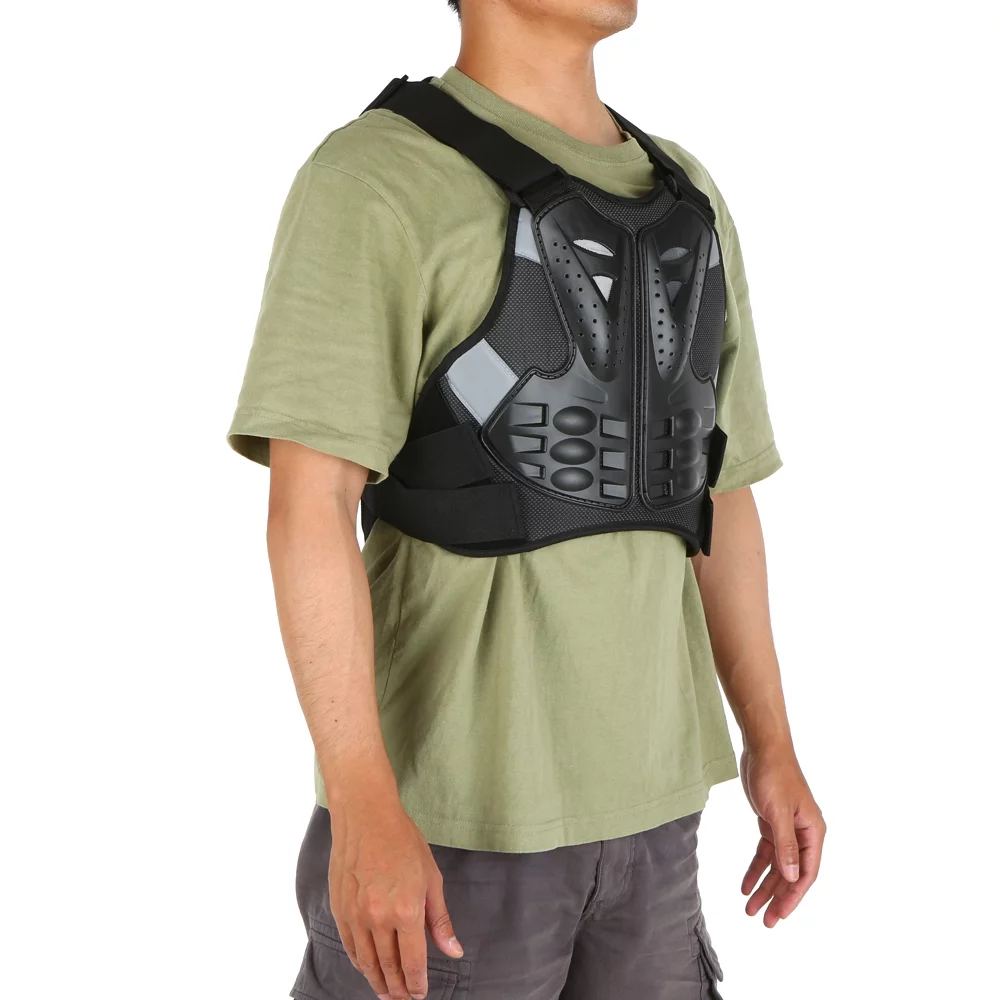 Men Motorcycle Armor Vest Body Chest Spine Back Protector Protective Jacket for Cycling Skating Skiing Skateboarding