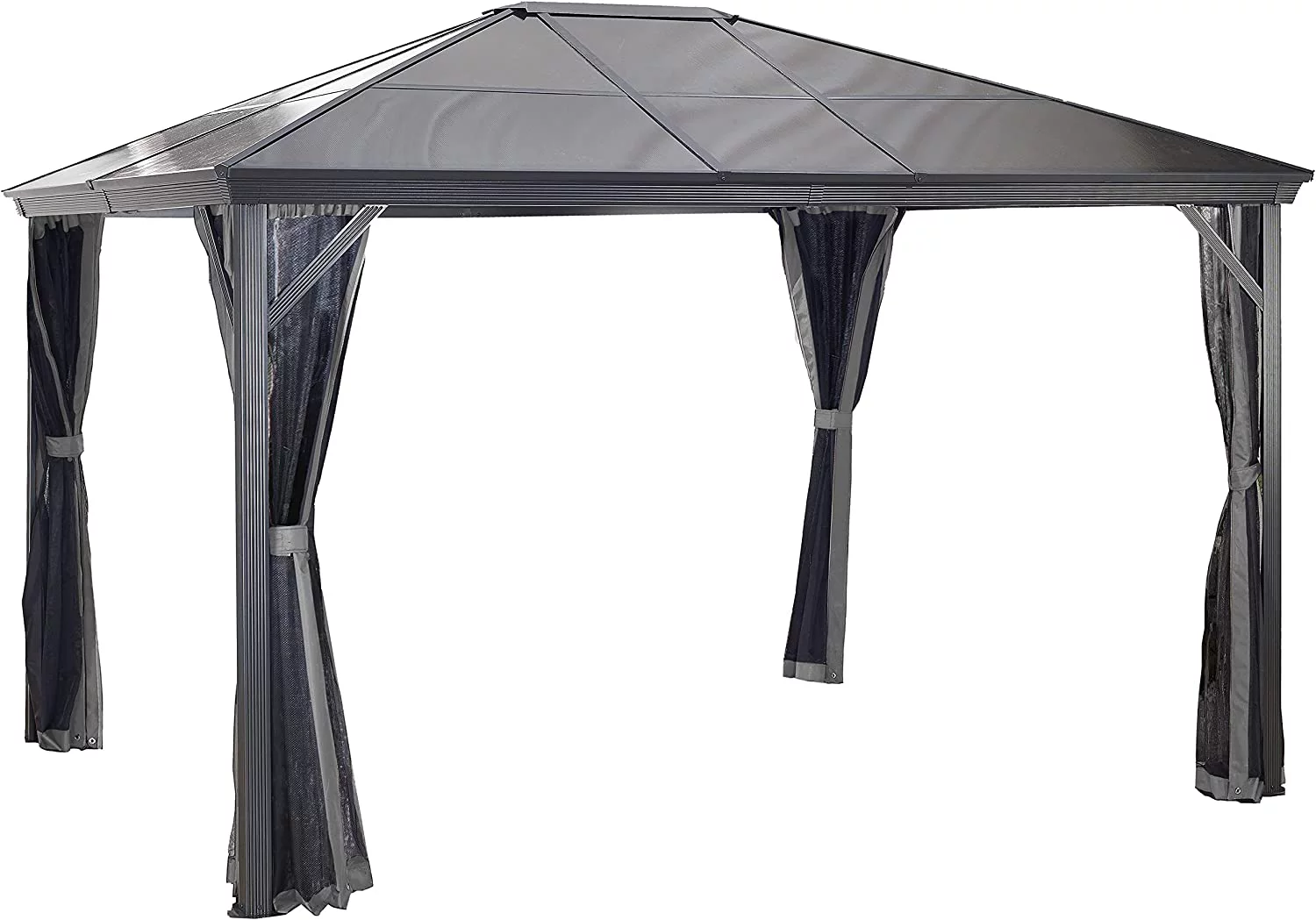 Sojag 310-9168464 10 x 10 ft. Verona Gazebo, Grey