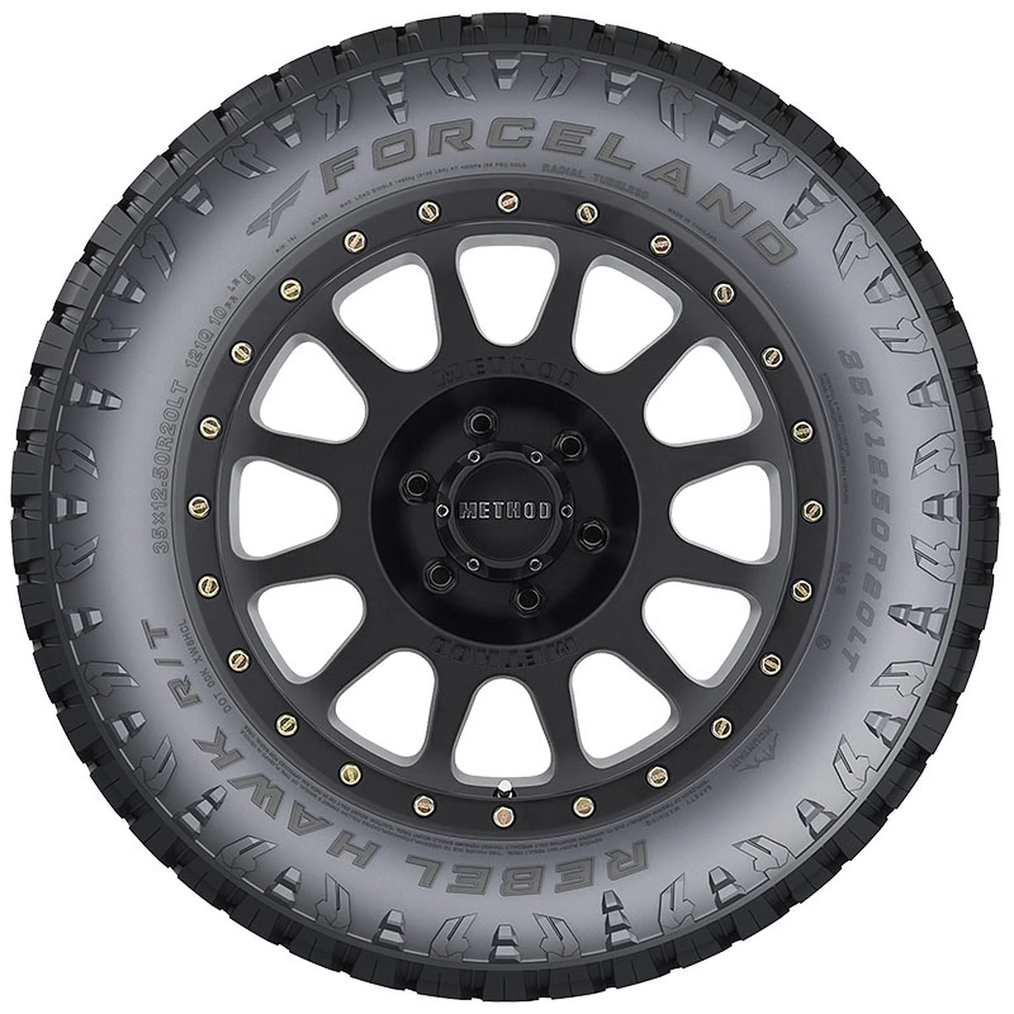 Forceland Rebel Hawk R/T Rugged Terrain LT265/75R16 123/120Q E Light Truck Tire
