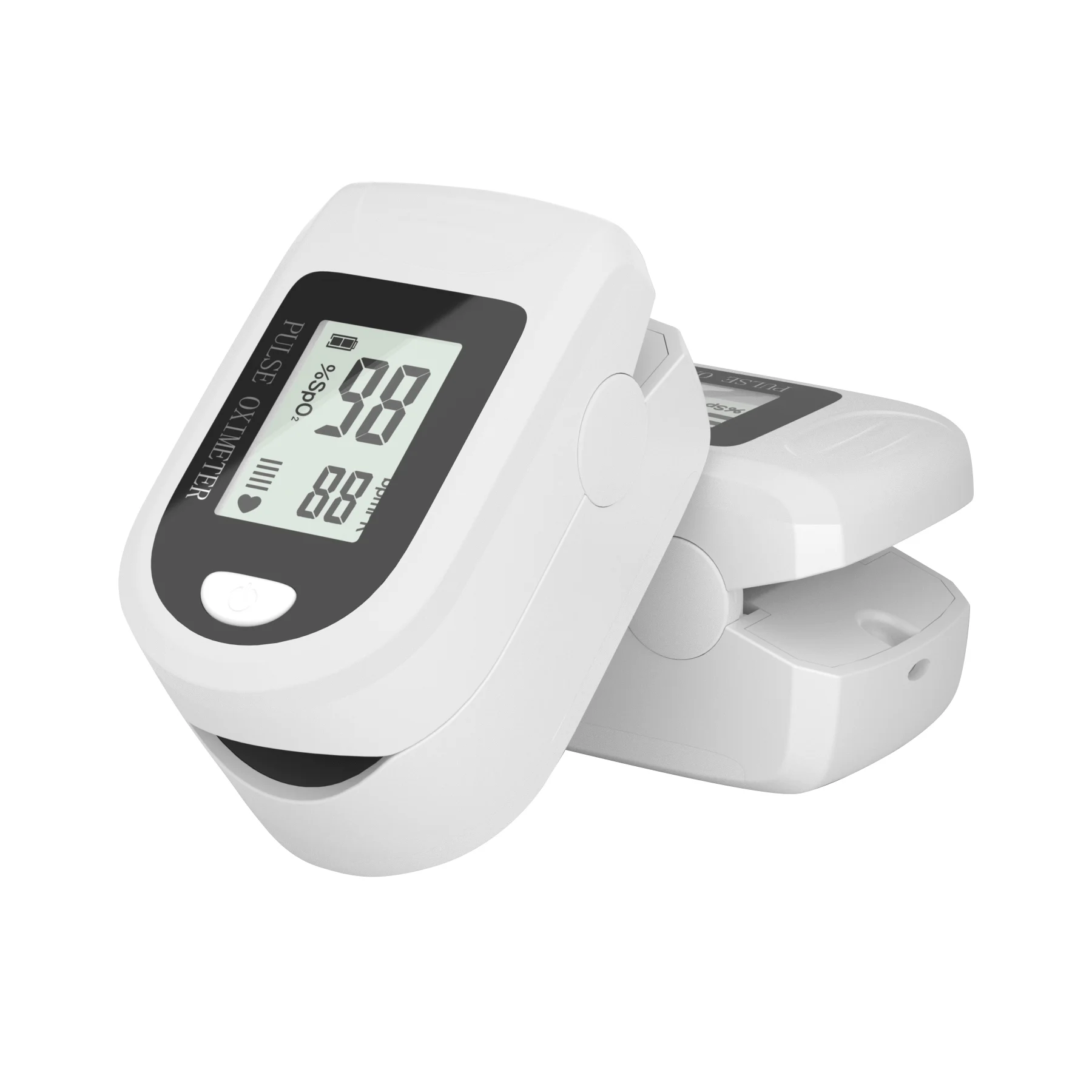 Genkent Pulse Oximeter, Finger Pulse Oximeter and OLED Display, Pulse Oximeter Fingertip, Accurate Fast SpO2 Meter, Monitor for Adult Child with Lanyard, White