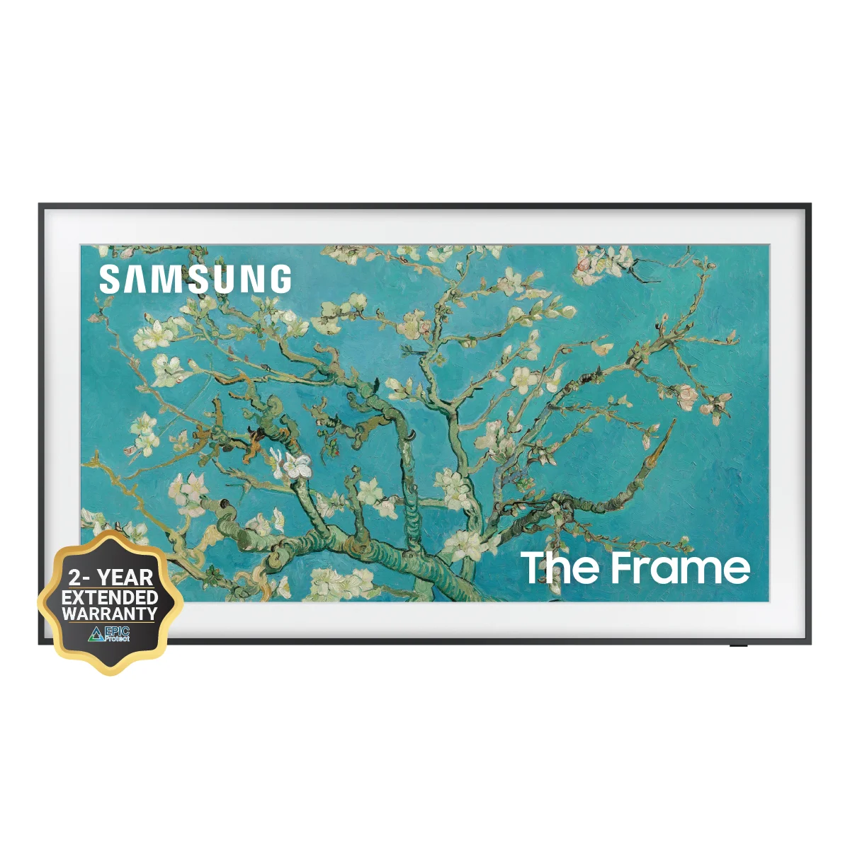 SAMSUNG 55-Inch Class QLED 4K The Frame LS03B Series, with an Additional 2 YR Warranty by Epic (QN55LS03BAFXZA Latest Model)