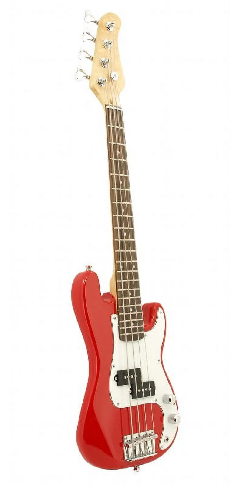 ELECTRIC BASS GUITAR - RED - Small Scale 36