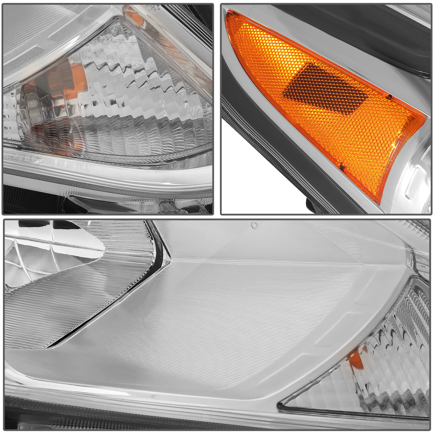 DNA Motoring OEM-HL-0159-R For 2015-2019 Nissan Versa Right Passenger Side OE Style Headlight Lamp