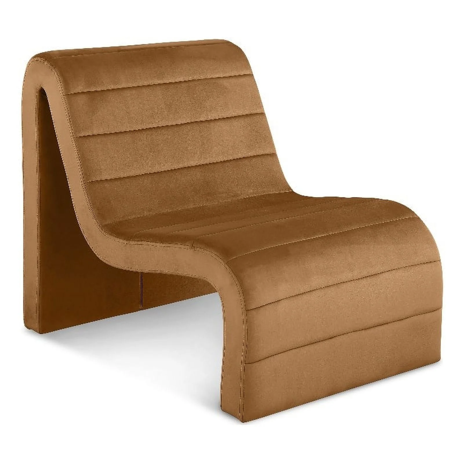 Meridian Furniture Ivy Saddle Velvet Accent Chair