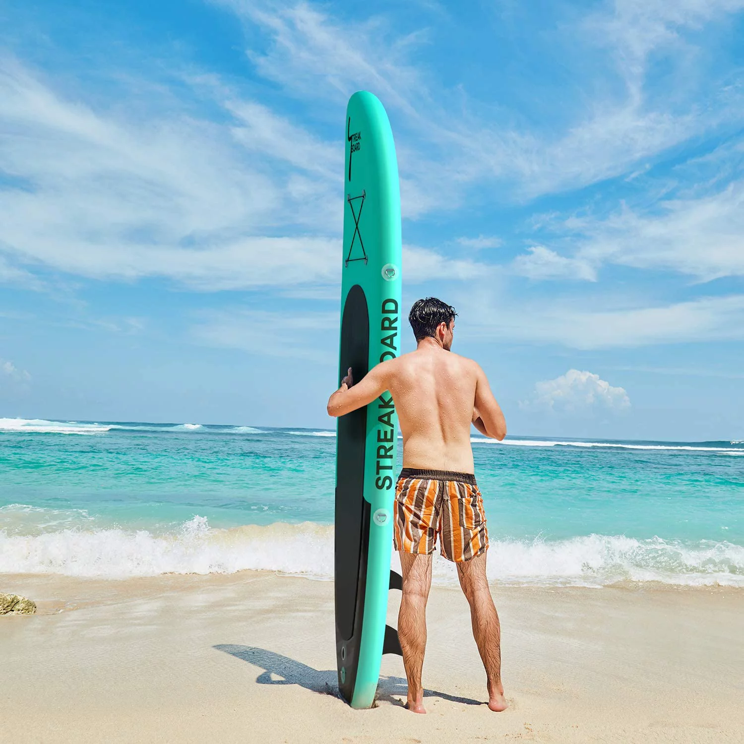 Increkid 10FT Inflatable Stand up Paddle Board with Pump, Backpack, Leash, Non-Slip Deck