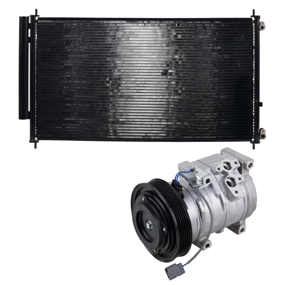 For Honda Odyssey 2005 2006 2007 OEM AC Compressor w/ A/C Condenser & Drier - Buyautoparts