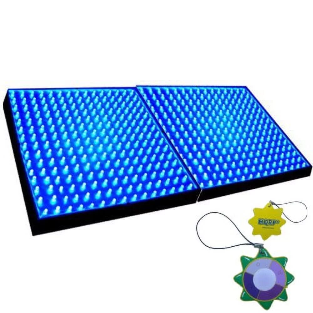 HQRP 28W 450 Blue LED Spectrum Hydroponic Plant Grow Light Panels / Lamps + Hanging Kit