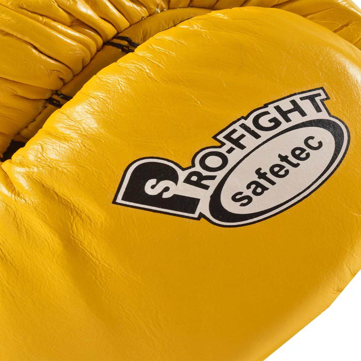 Cleto Reyes Safetec Professional Boxing Fight Gloves - 8 oz - Yellow