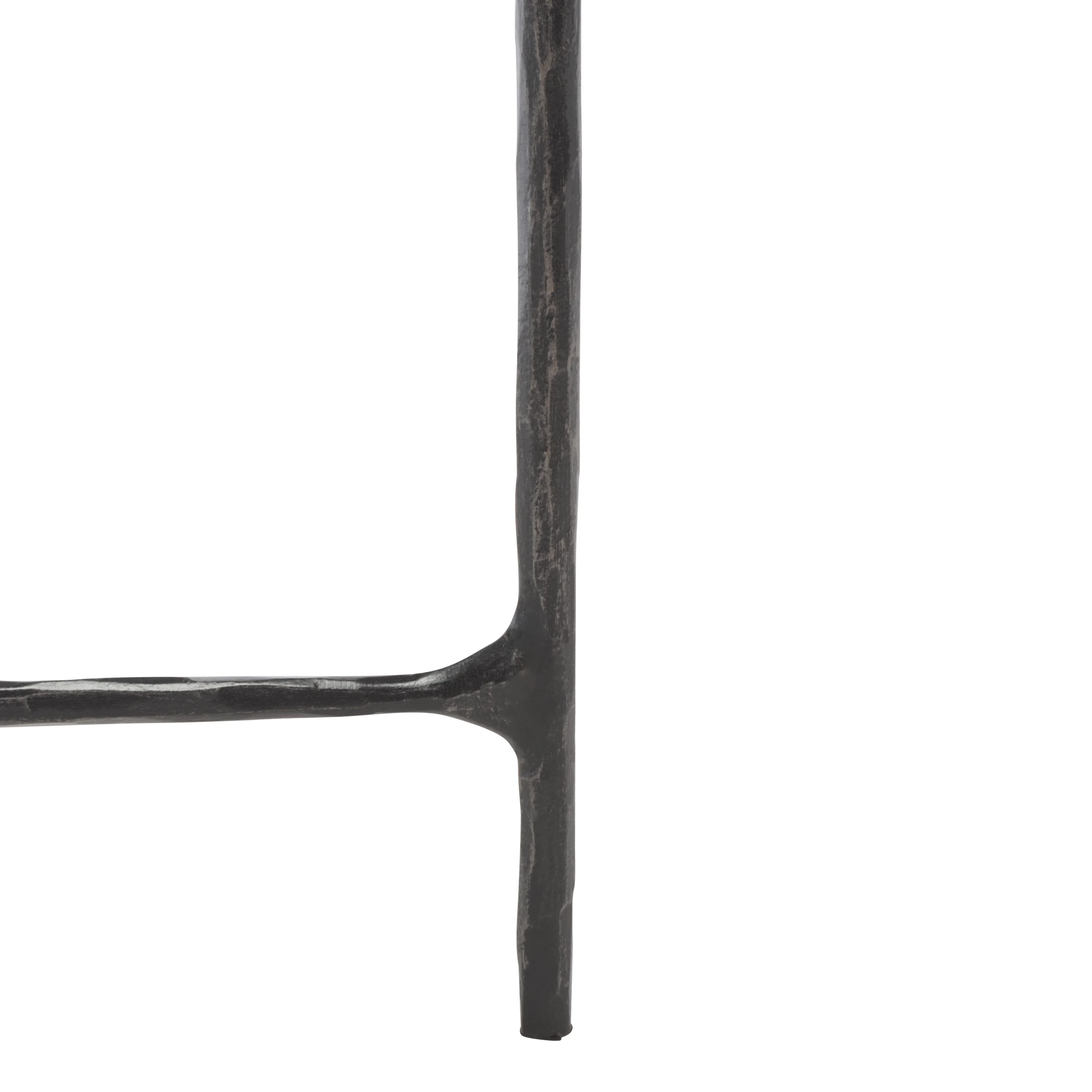 SAFAVIEH Couture Jessa Glam Metal Coffee Table, Black/White