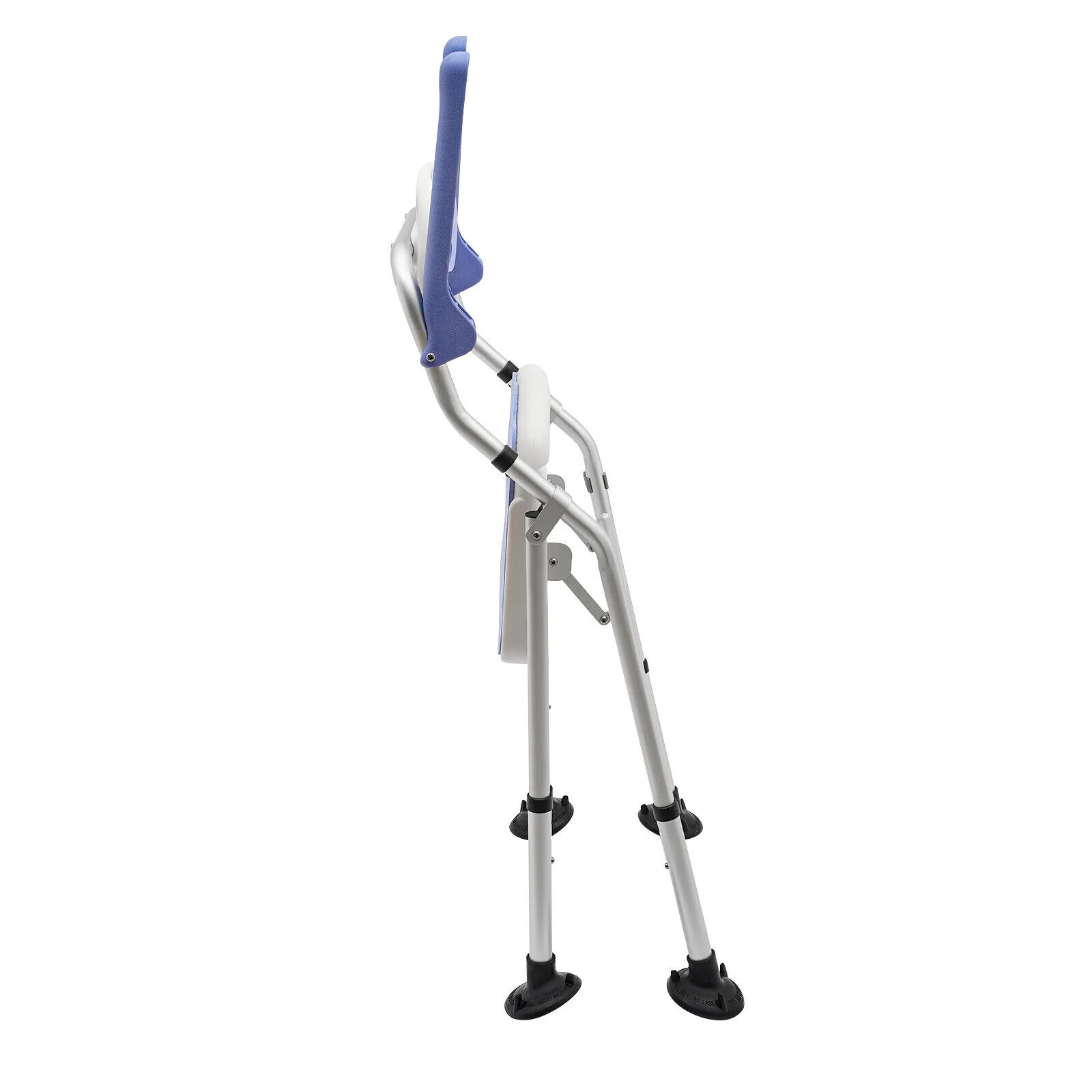 Height Adjustable Folding Shower Chair Bench Bath Seats with Back & Arms 330lbs