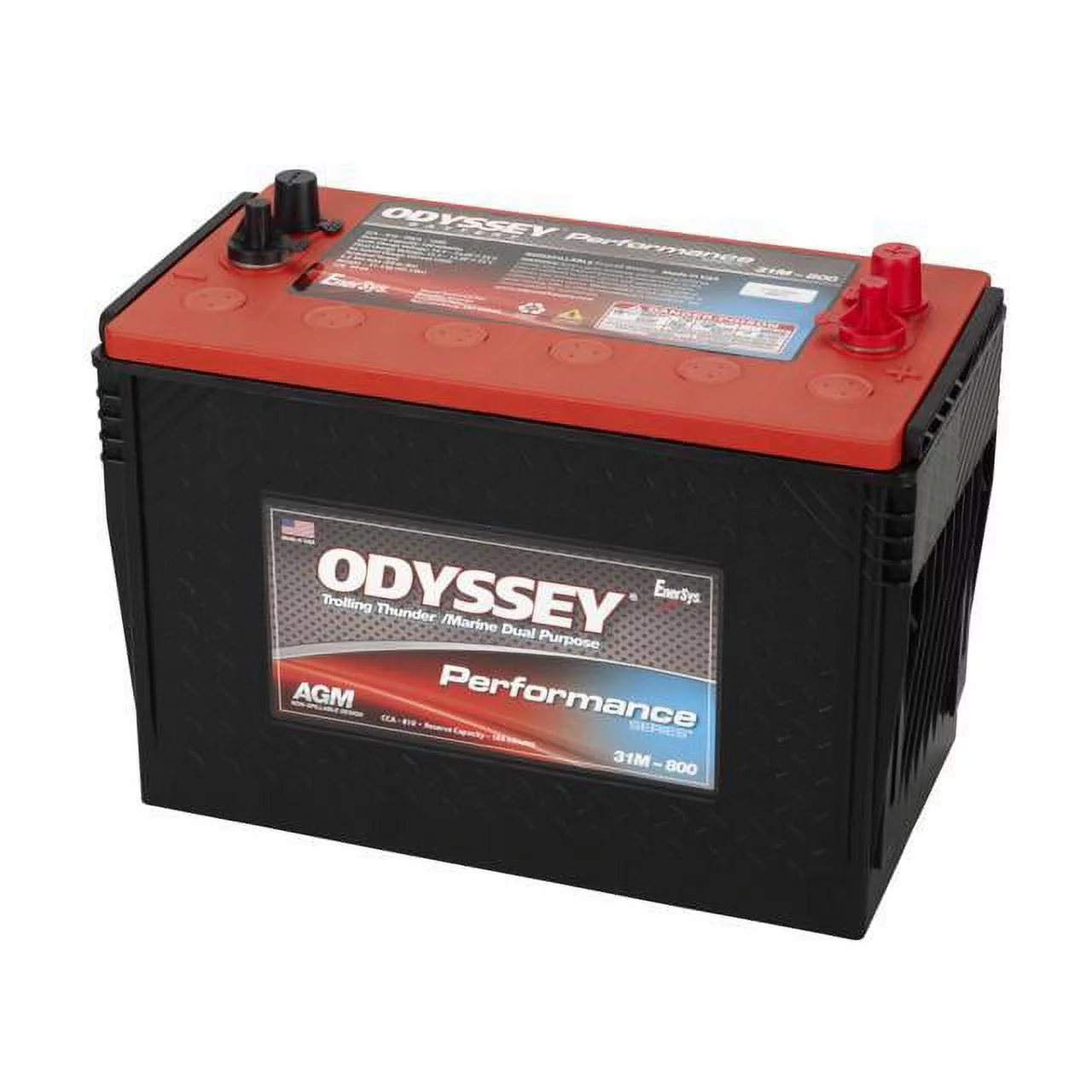 Odyssey 31M-800 STUD-SAE Performance Marine Battery