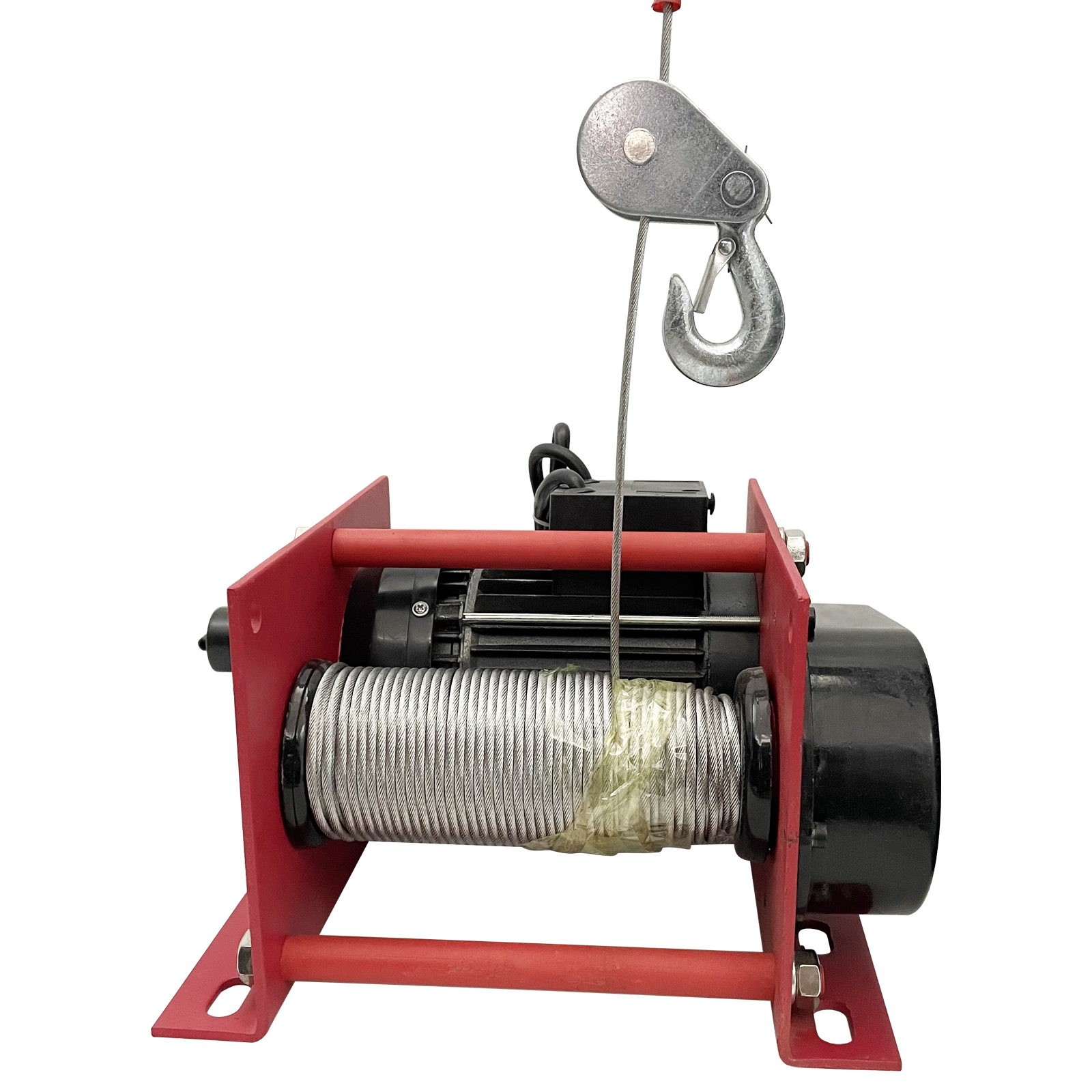 220V Small Winch Electric Hoist Capacity 200-400KG Lift Height 30M