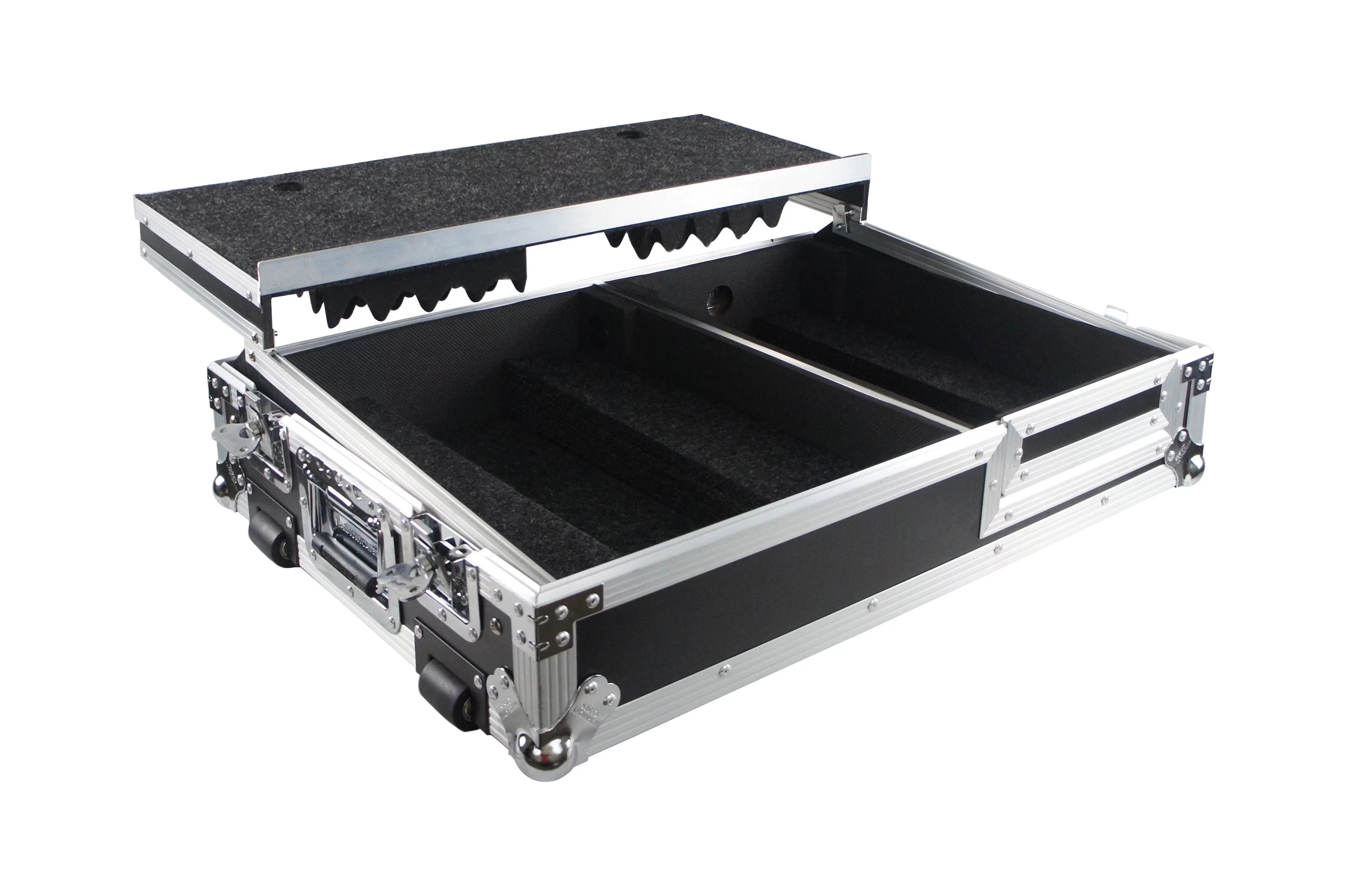 Harmony Cases HCRN1272WLT DJ Case With Laptop Tray Fits Rane Twelve And Rane 72
