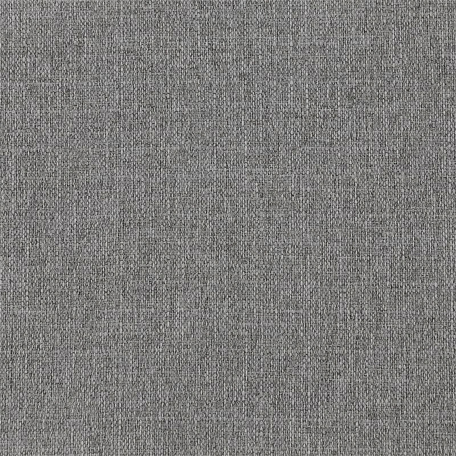 Meridian Furniture Mackenzie Grey Durable Linen Textured Armless