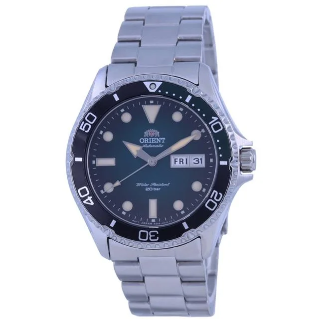 Mako Kamasu Green Dial Automatic Divers 200M Mens Watch, Blue
