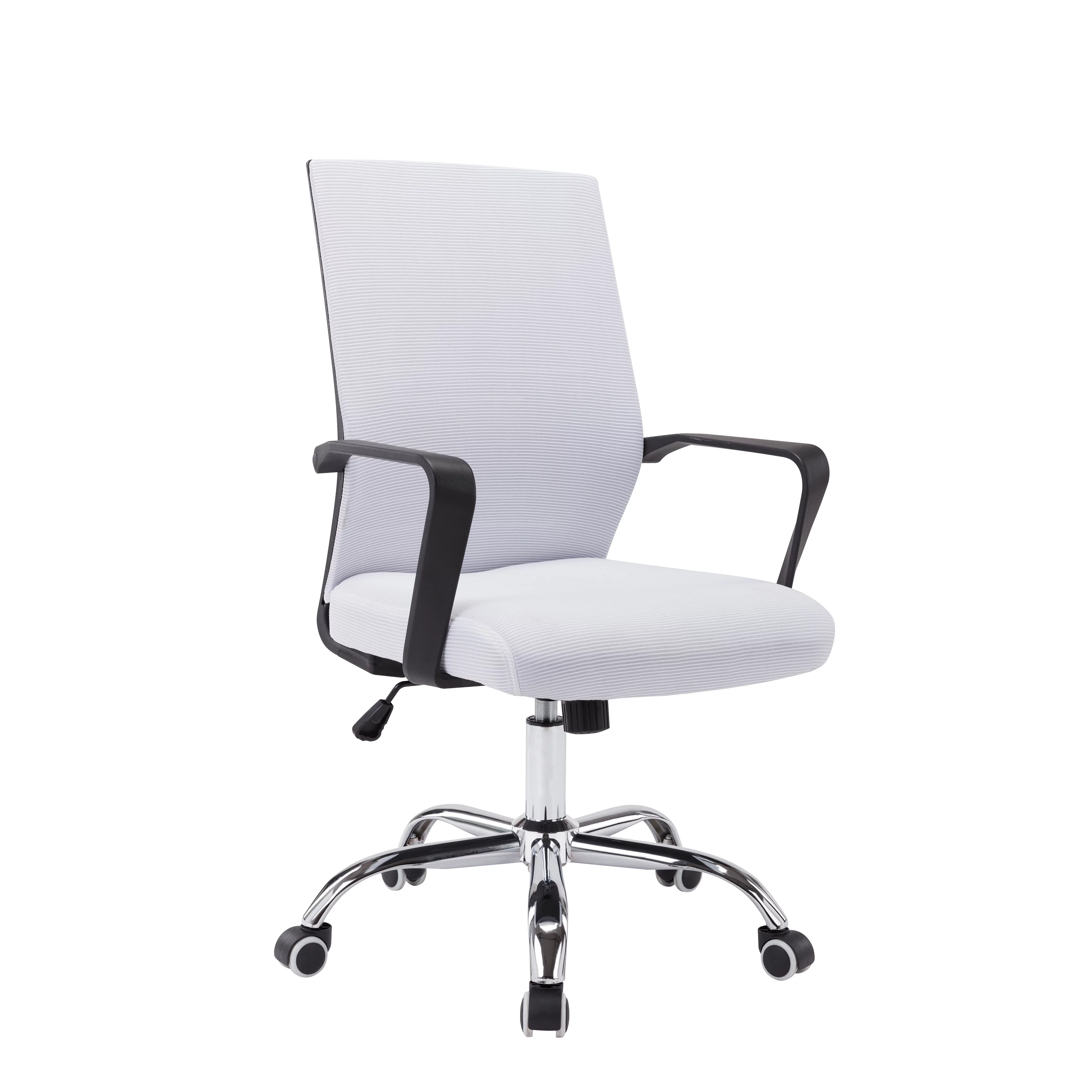 Porthos Home Brio Swivel Office Chair With Adjustable Height, Mesh Back, Supportive Seat And Sturdy Chrome Legs (Great For Homes And Offices Of All Sizes)