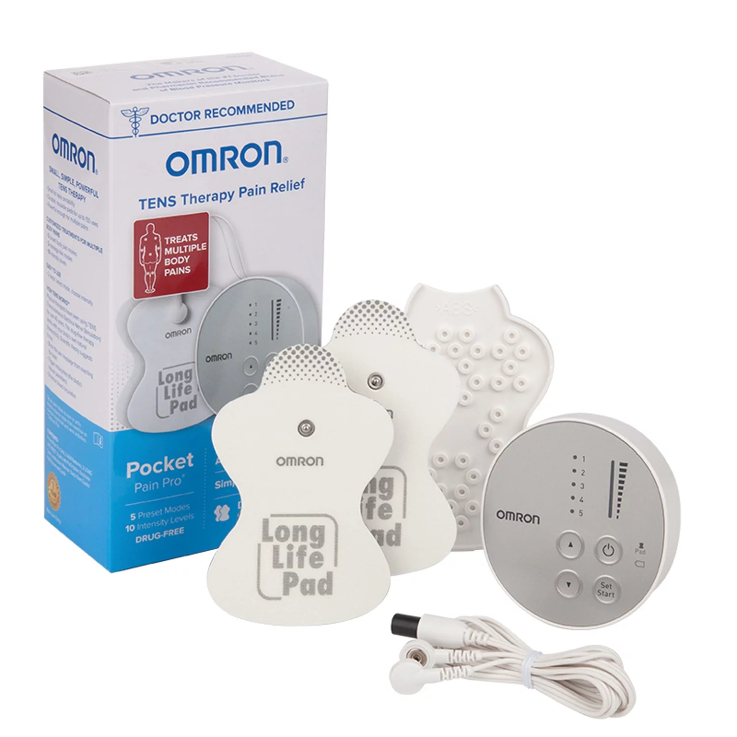 GoFit GF-CROL Polar Roller & Omron PM400 Pocket Pain Pro Tens Unit