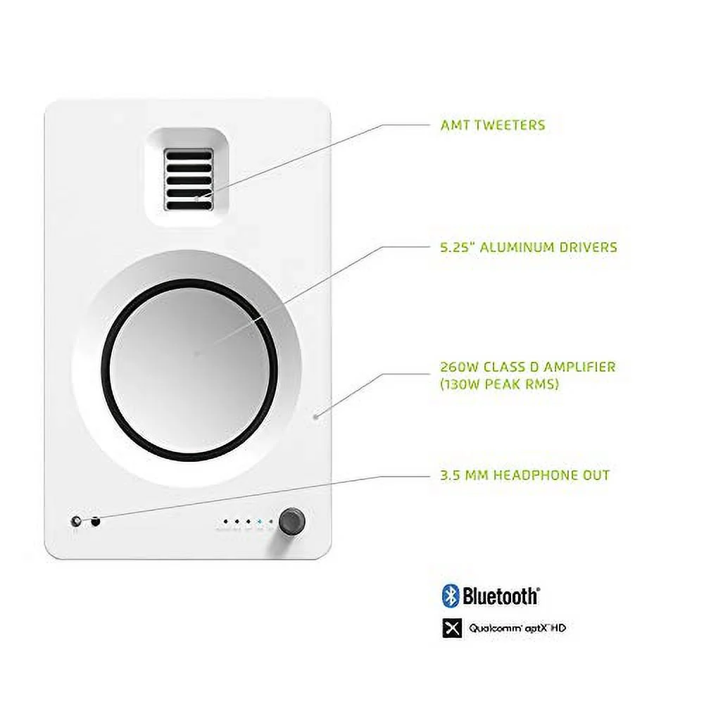 Kanto TUK Powered speakers with Bluetooth