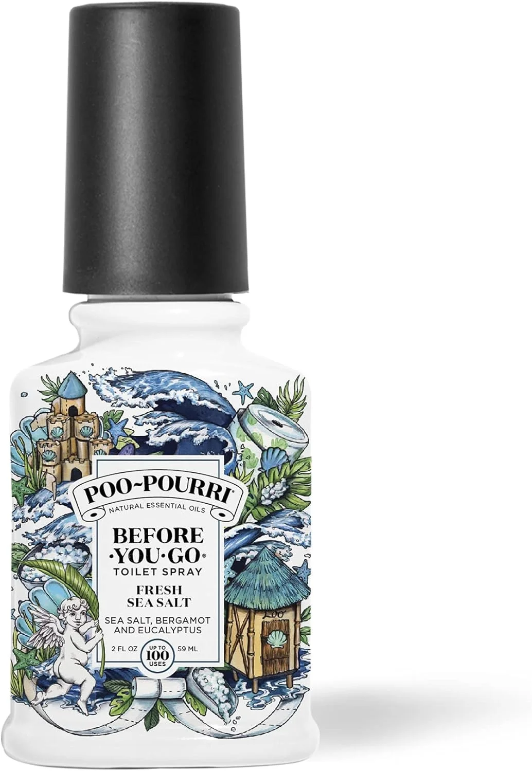 Poo-Pourri Before You Go Toilet Spray, Fresh Sea Salt, 3.4 oz