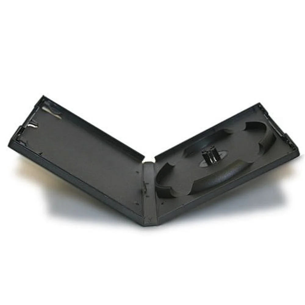 CheckOutStore 10 STANDARD Black 6 Disc Stackable DVD Cases