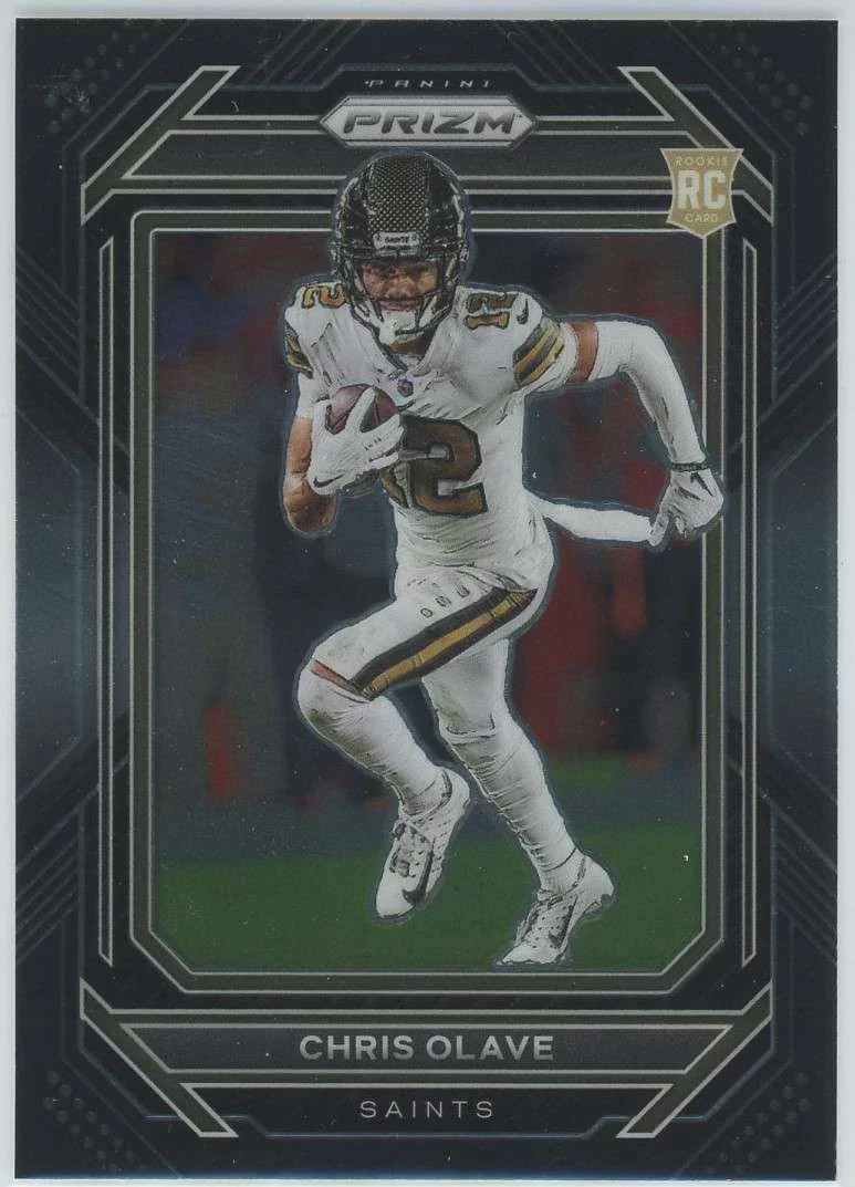 NFL 2022 Panini Chronicles Prizm Black  Chris Olave PB-14 (Rookie)