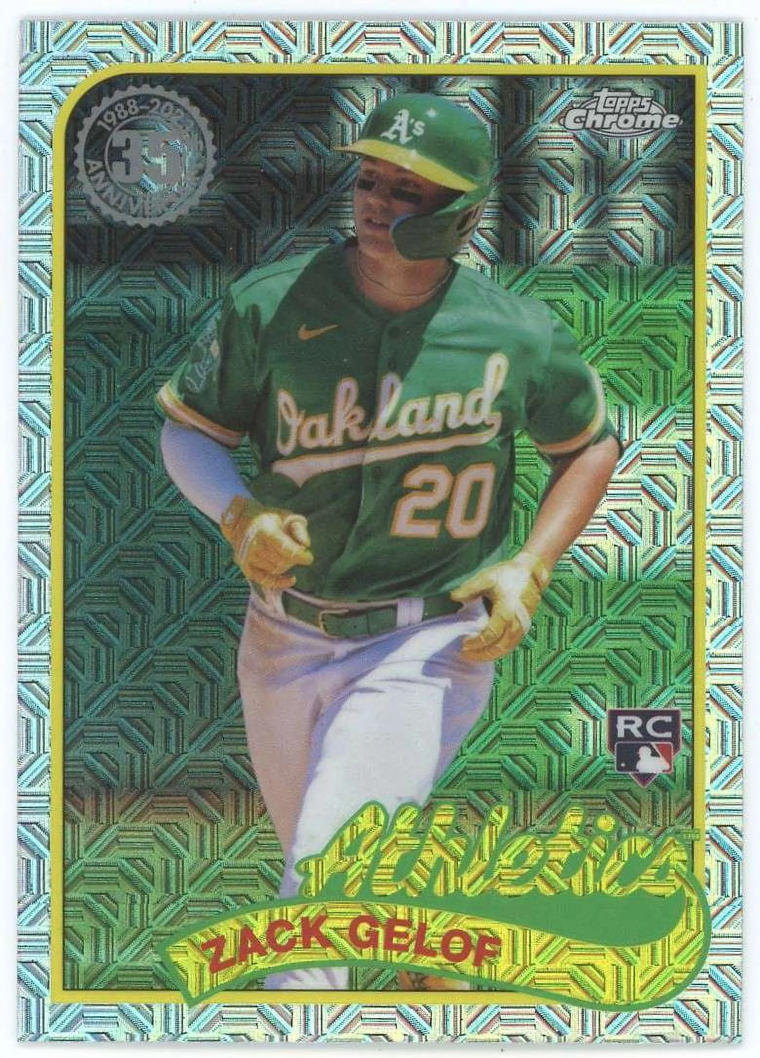 MLB 2024 Topps Series 1 1989 Silver Pack Mojo Zack Gelof T89C-1 (Rookie)