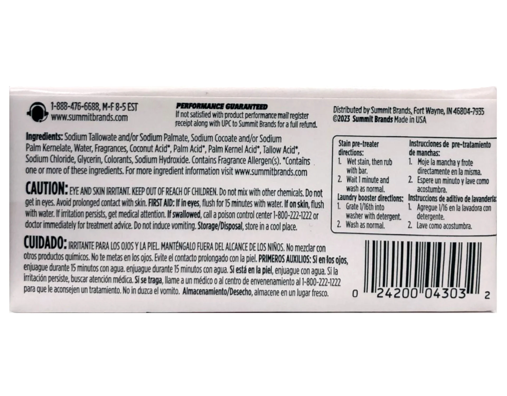 Fels-Naptha Laundry Bar 5 Oz. - Pack of 6