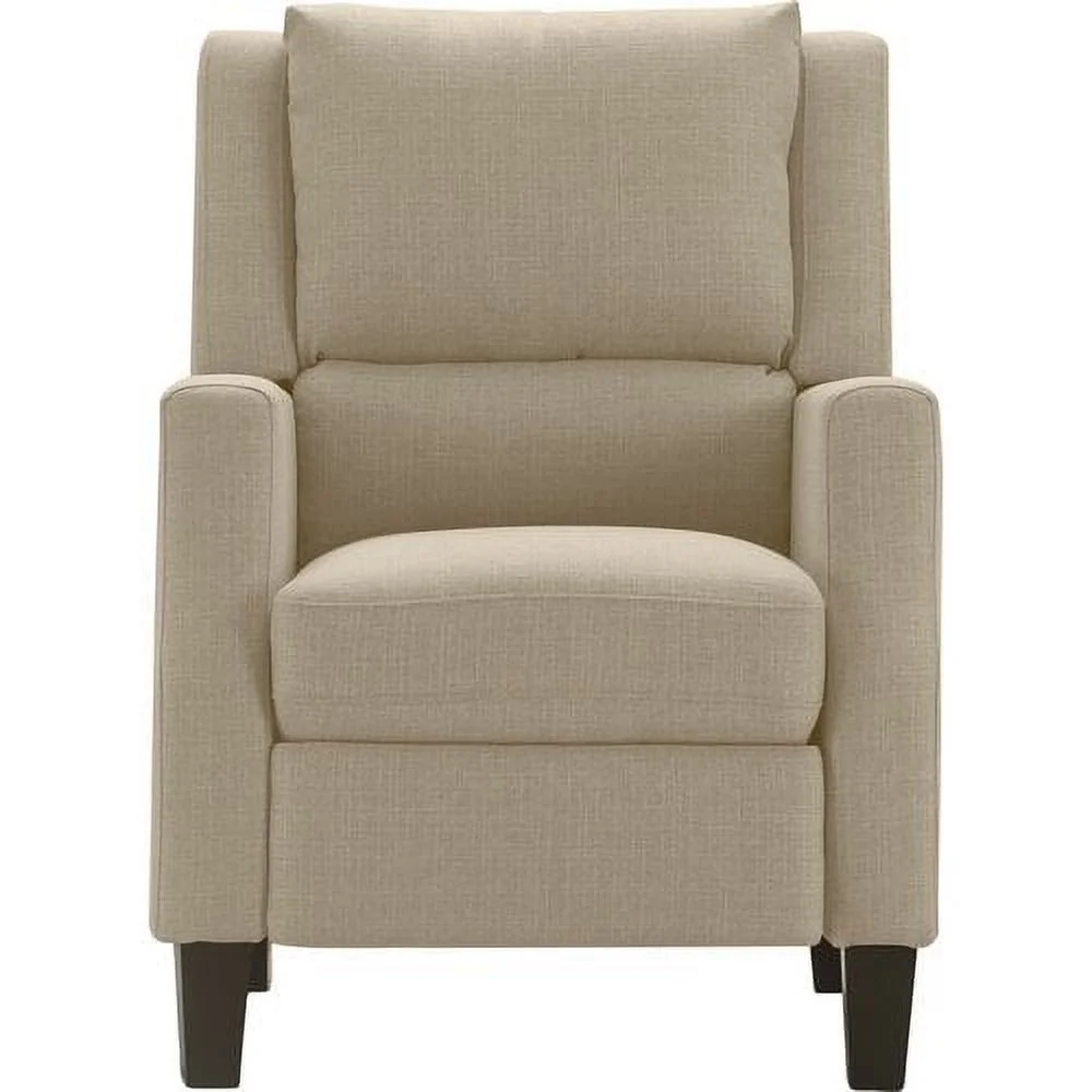 ClickDecor Bristol Push Back Recliner Chair Sand