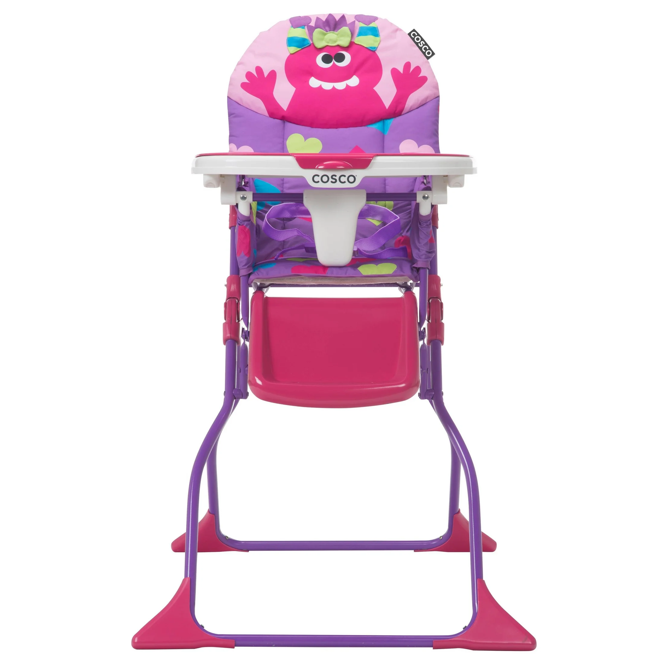 Simple Fold Deluxe High Chair - Pink