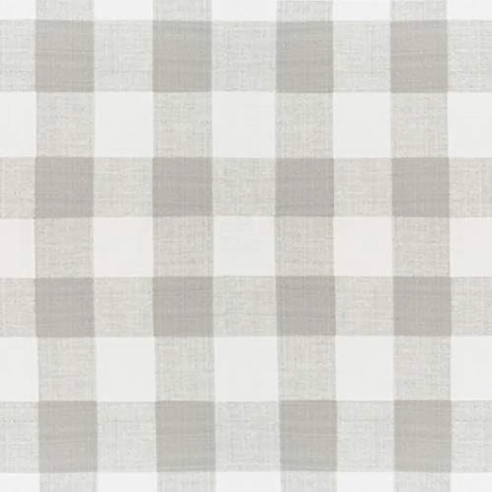 RSH Décor Indoor Outdoor Tufted Back Chair Cushion, Choose Color (Grey Buffalo Plaid)