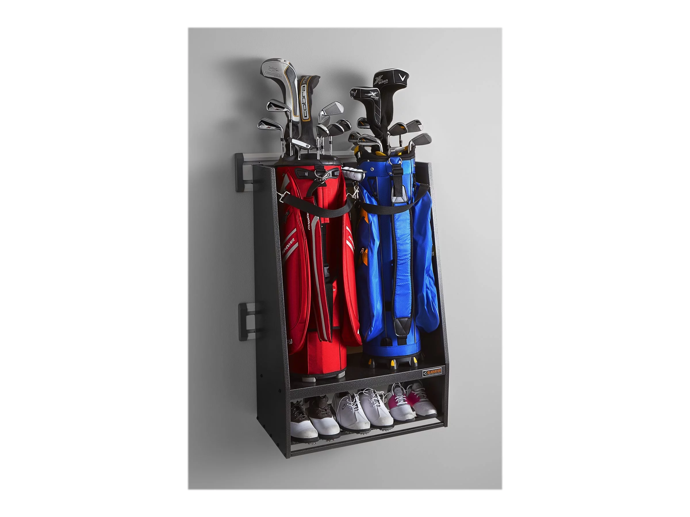 Gladiator Golf GearTrack Pack - Shelf rack - 2 shelves - granite