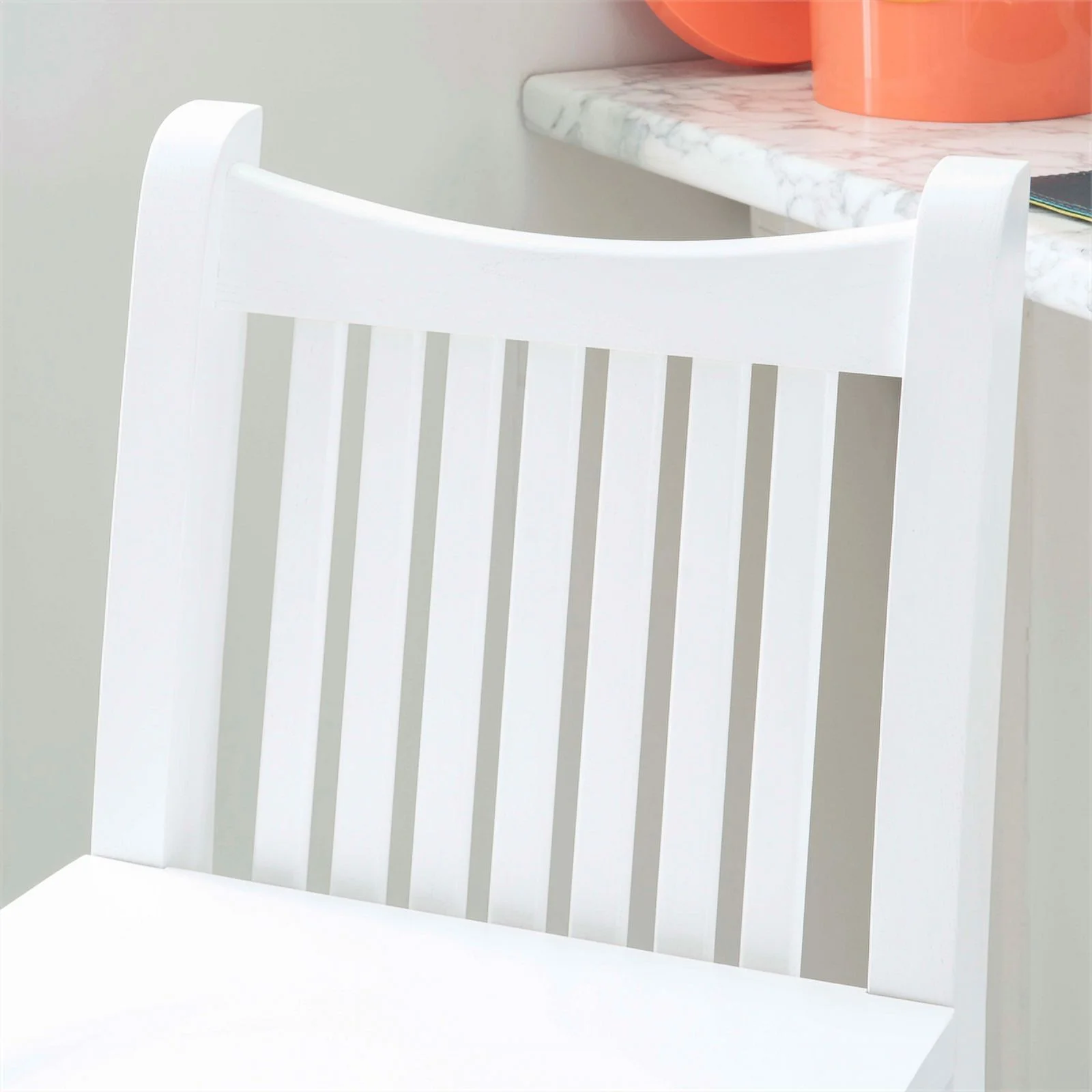 Linon Malvern Solid Wood Commercial Grade Set of Two Barstools in White