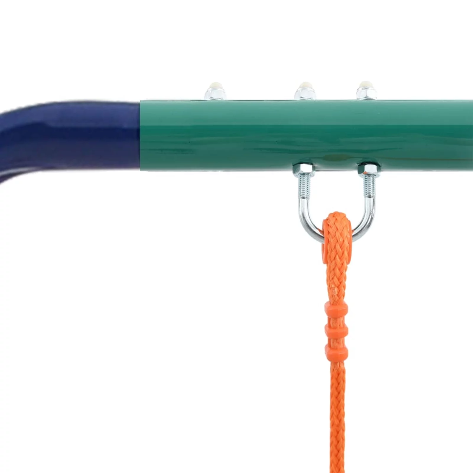 Andoer Swing Set with Gymnastic Rings and 4 Seats Steel