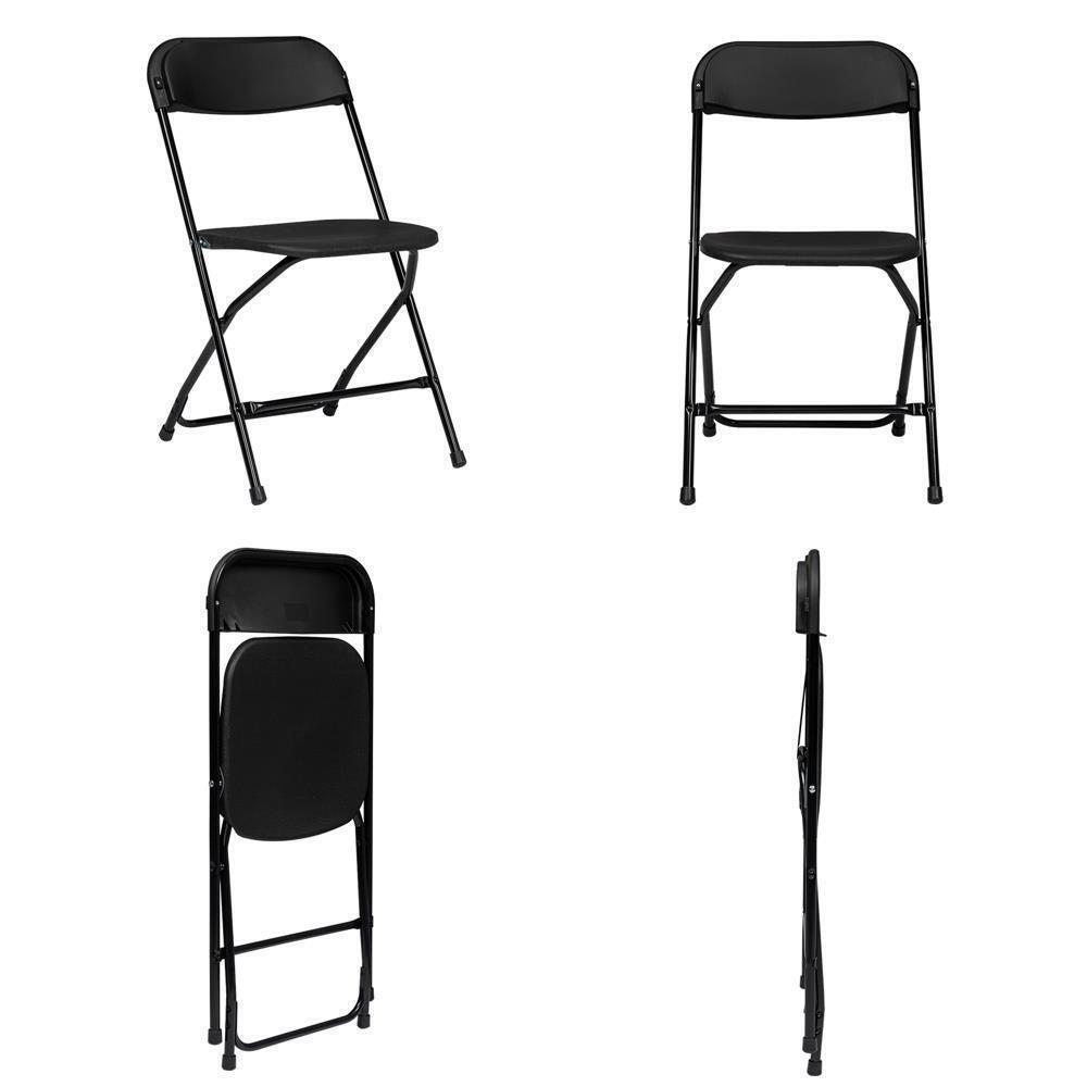 10Pcs High Quality Commercial Wedding Stackable Folding Steel Chairs Party