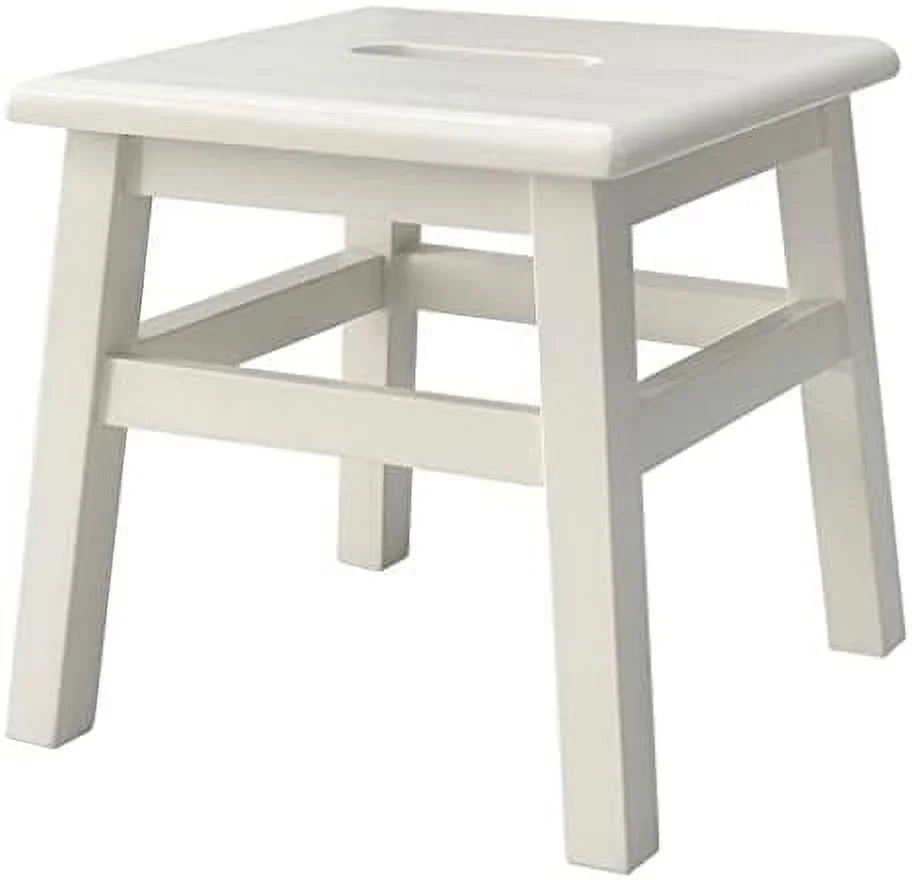 ZFGSUIJN Solid Hardwood Step Stool  12.25 Inches  Unfinished