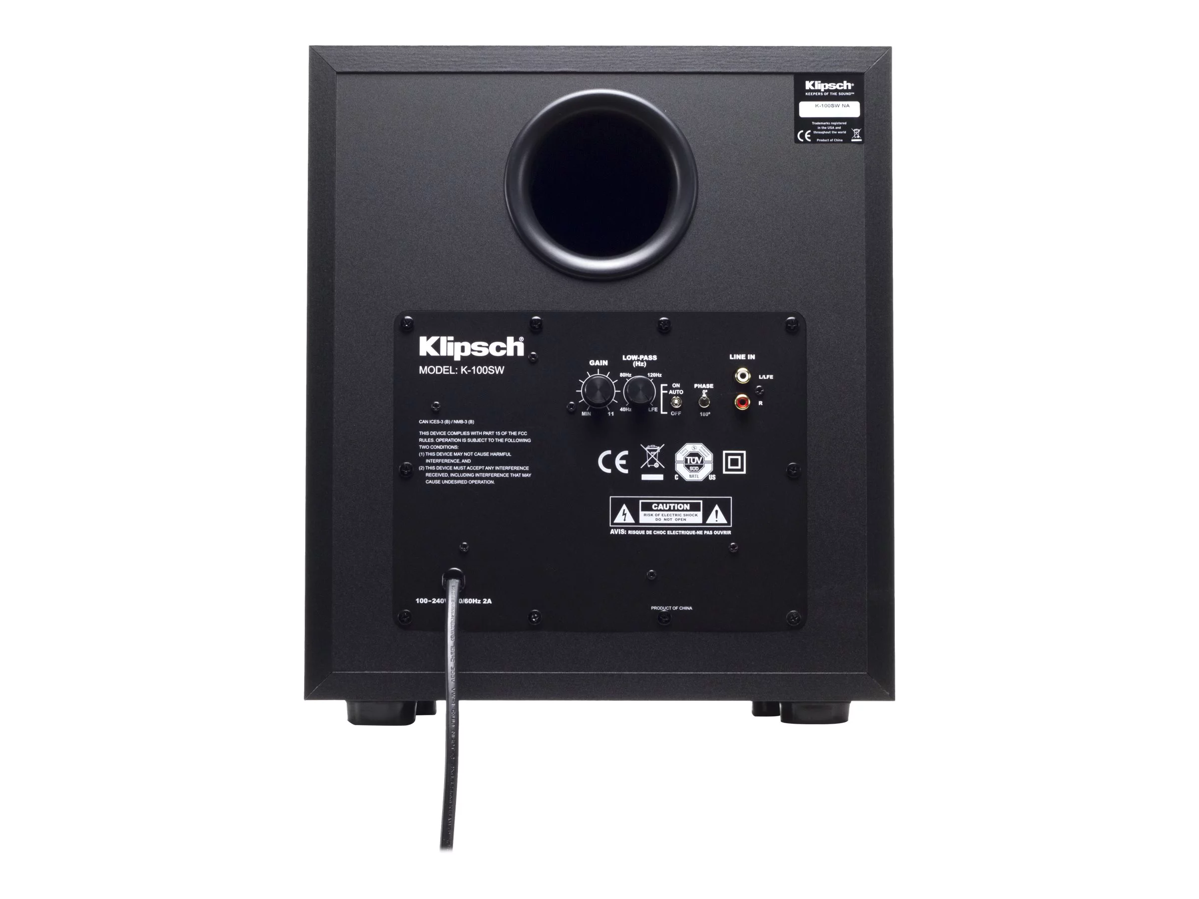 Klipsch K-100SW - Subwoofer - 100 Watt - 10