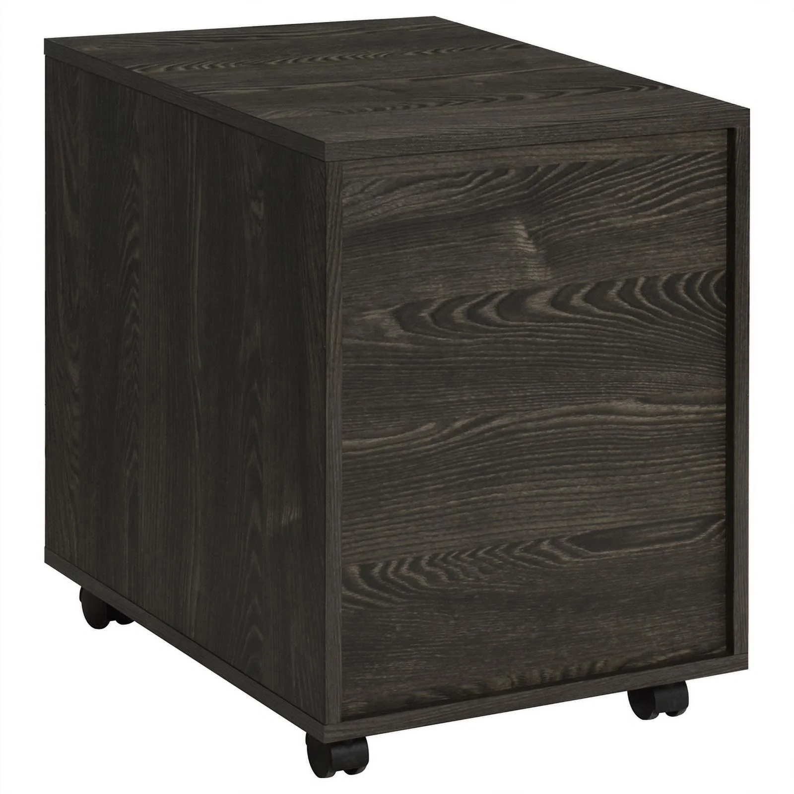 Pemberly Row 2-drawer Modern Wood Mobile File Cabinet Dark Oak